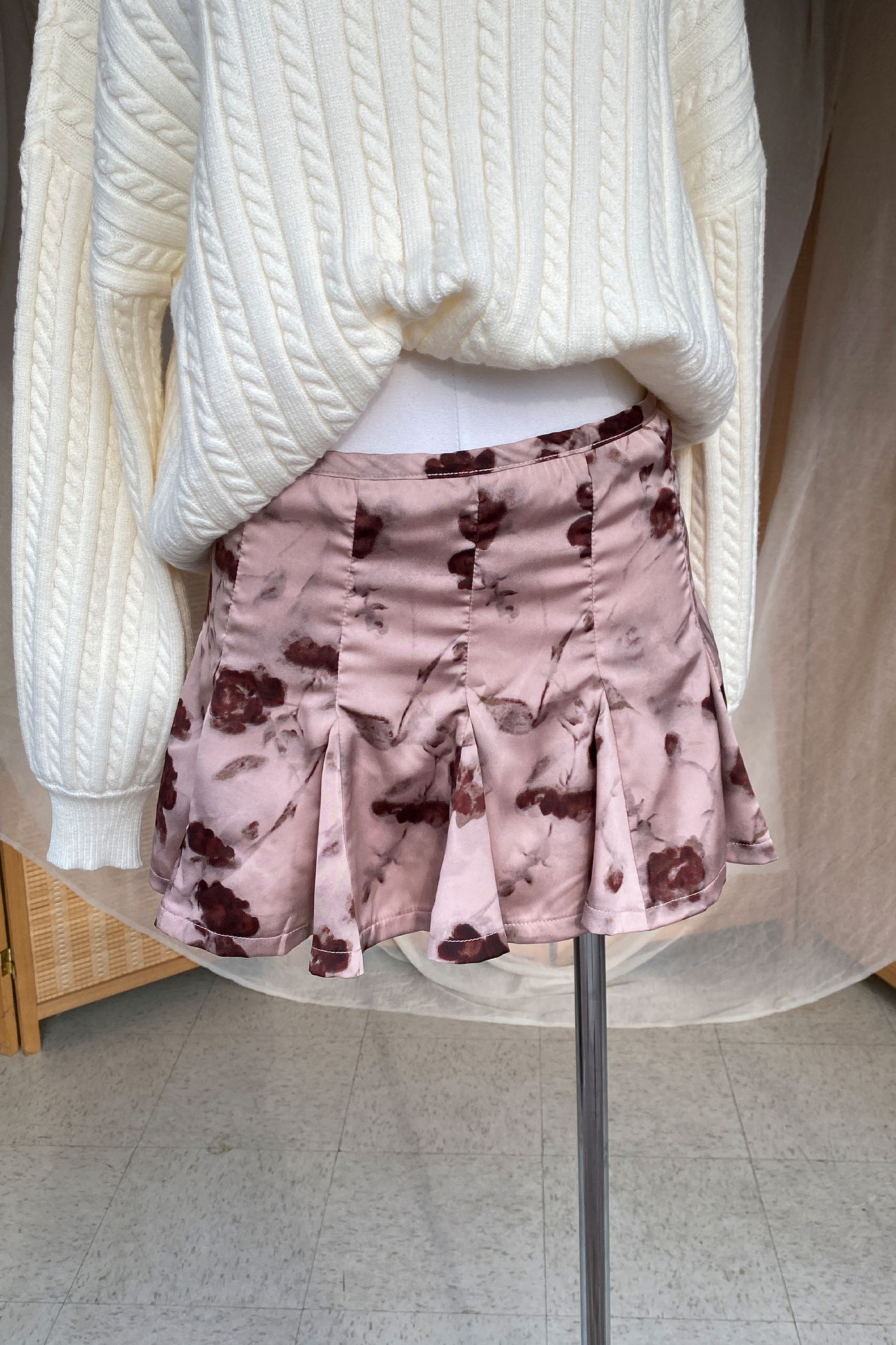 Floral Mini Skort