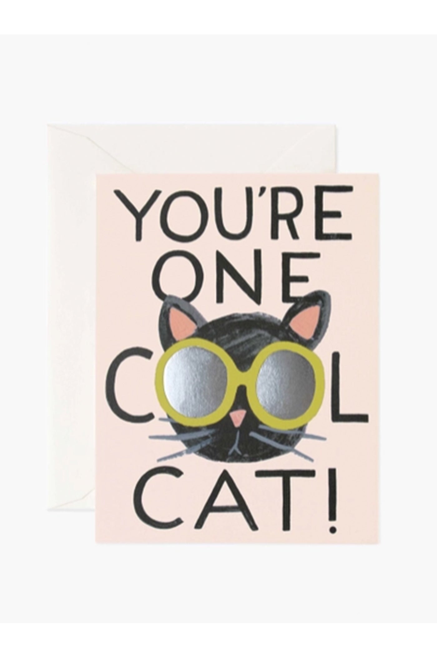 Cool Cat Greeting Card