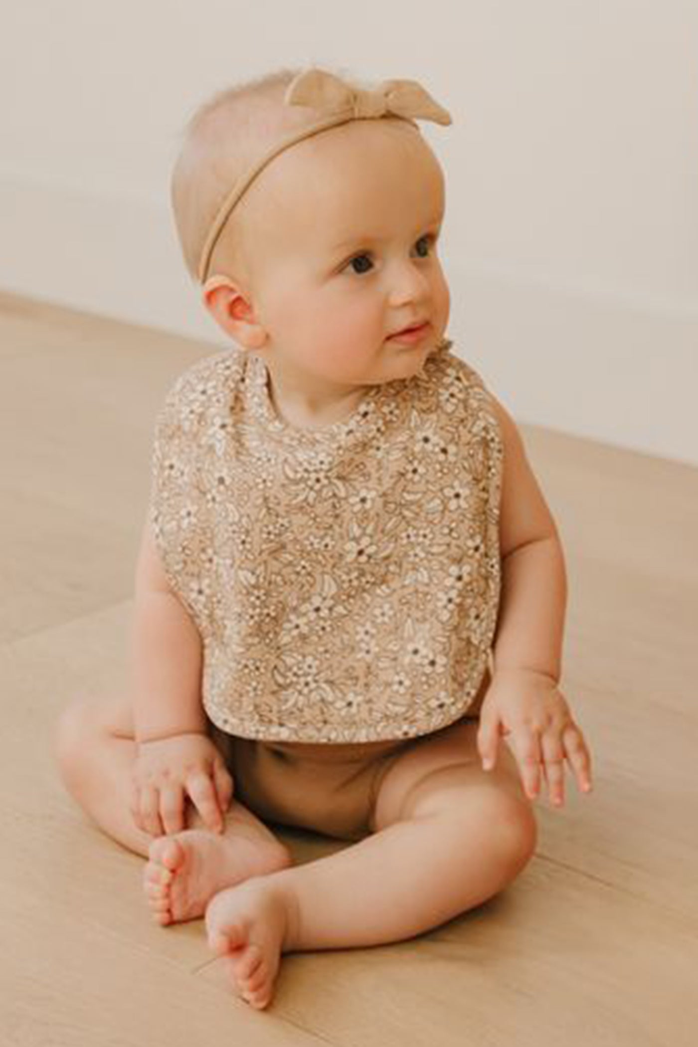 Woven Kids Tie Bib by Quincy Mae