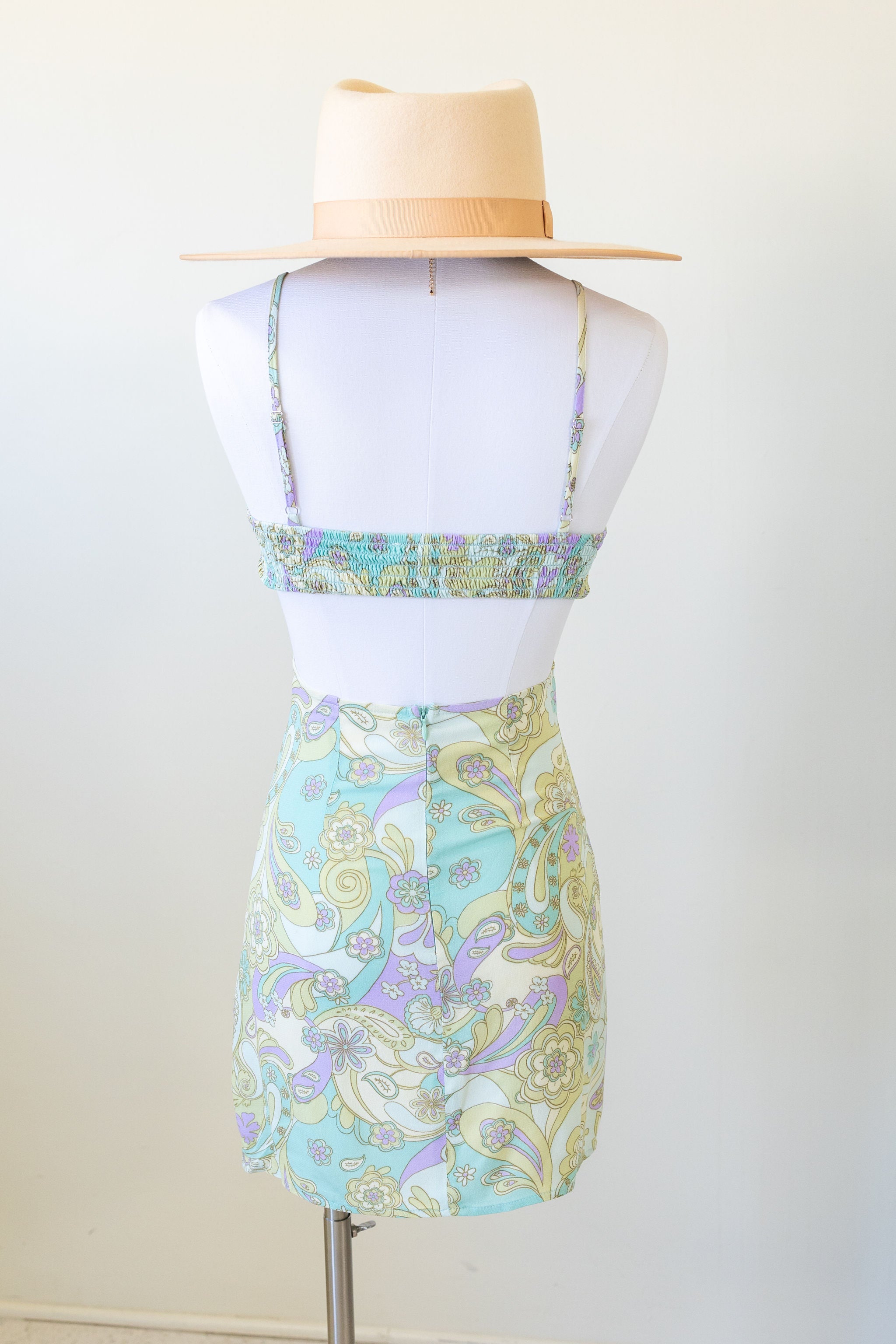 Don't Stay Paisley Cami Dress