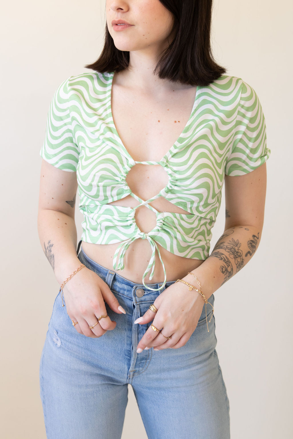 Greatest Love Swirl Crop Top