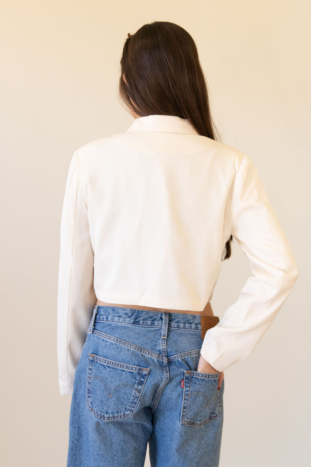 Head Right Cropped Blazer