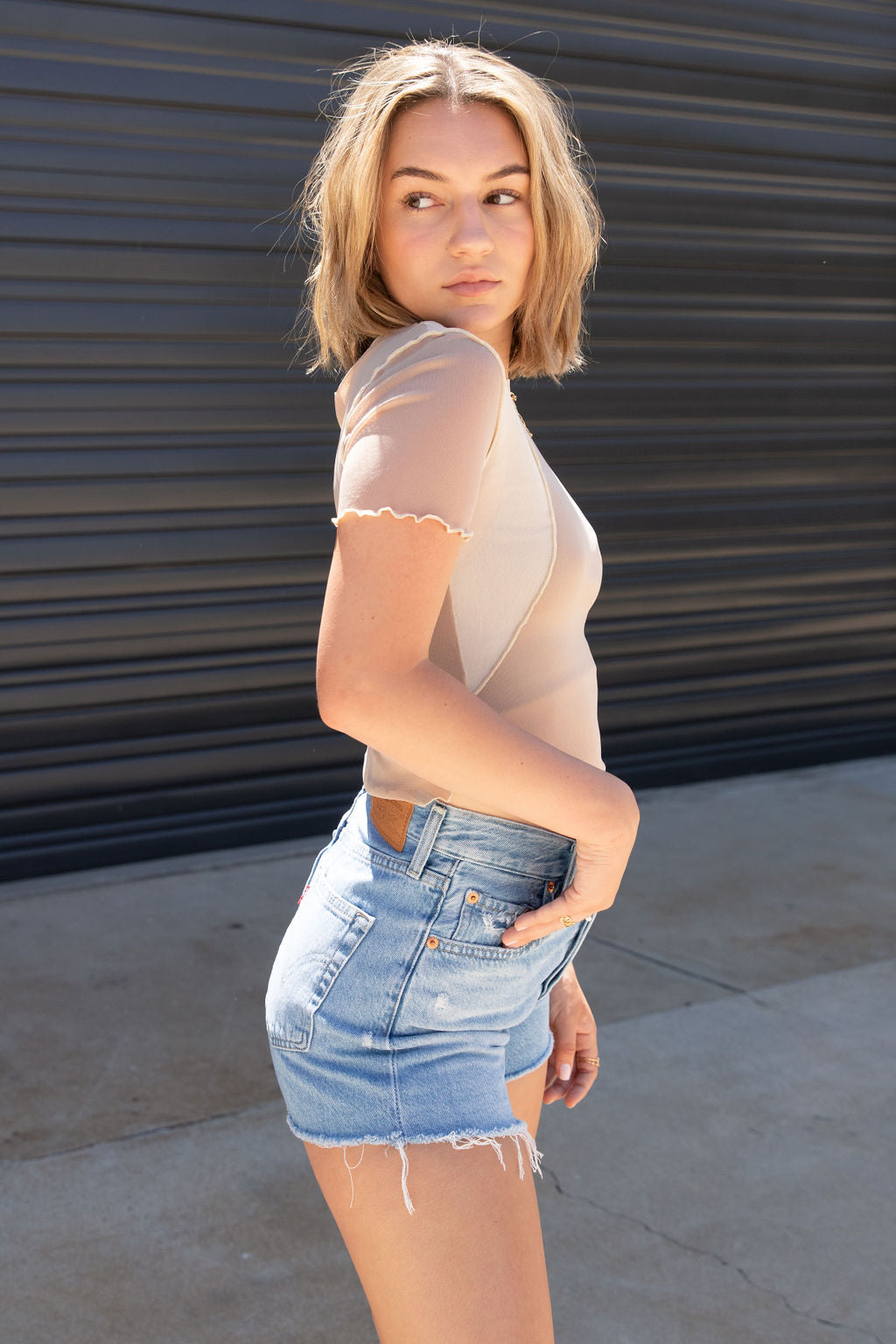 Feeling Good Sheer Crop Top