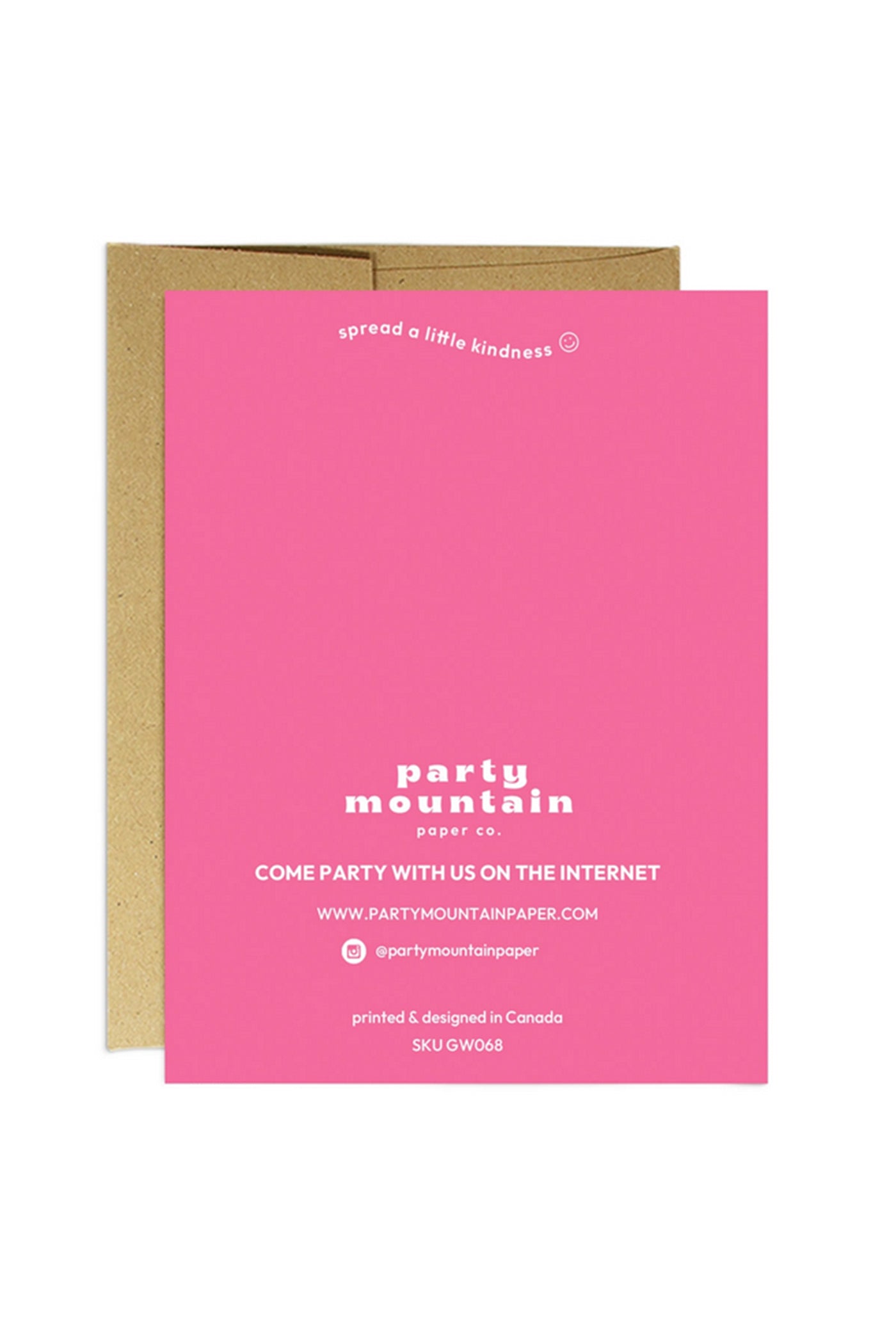 Thank You For Being A Friend Greeting Card by Party Mountain Paper Co.