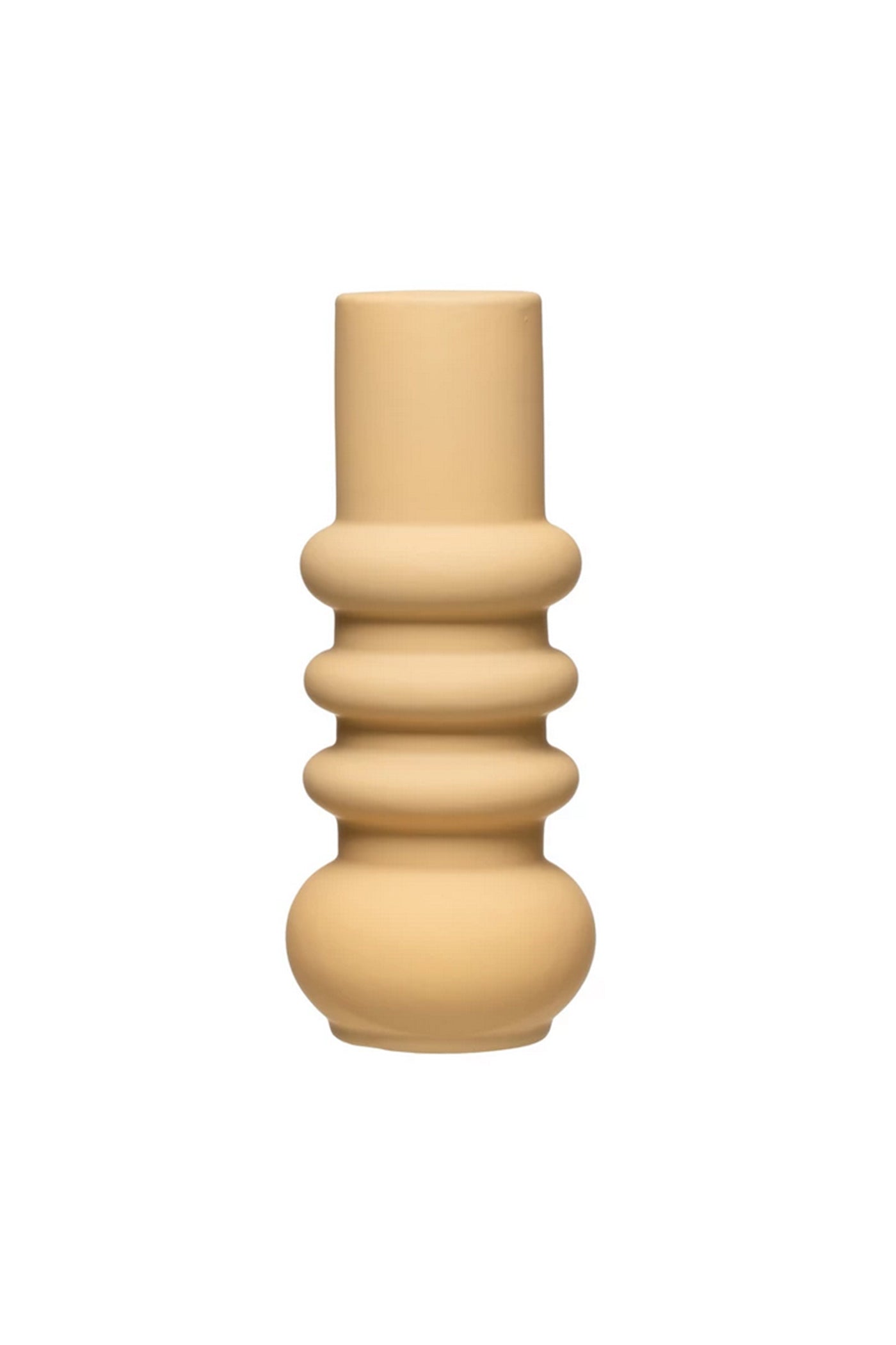 Stoneware Vase with Latex Glaze