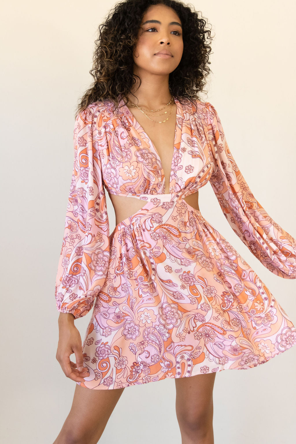 Moving Closer Paisley Dress