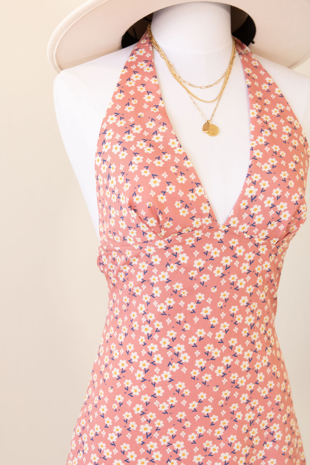 Remember Me Floral Halter Dress