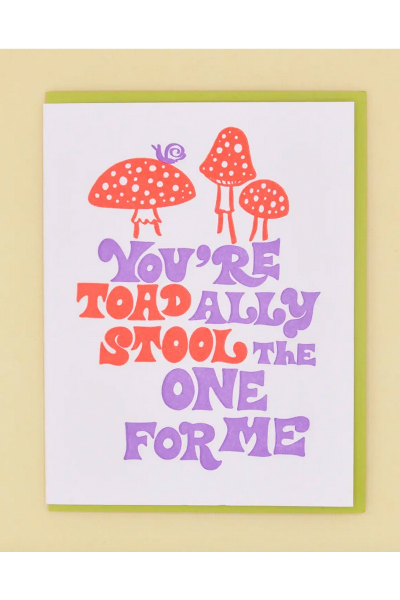 Toadally Stool Card