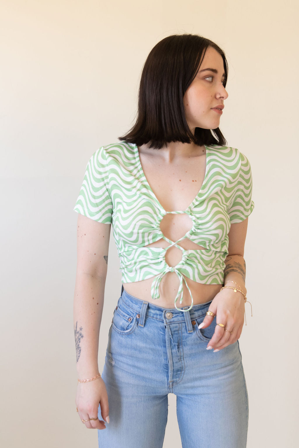 Greatest Love Swirl Crop Top