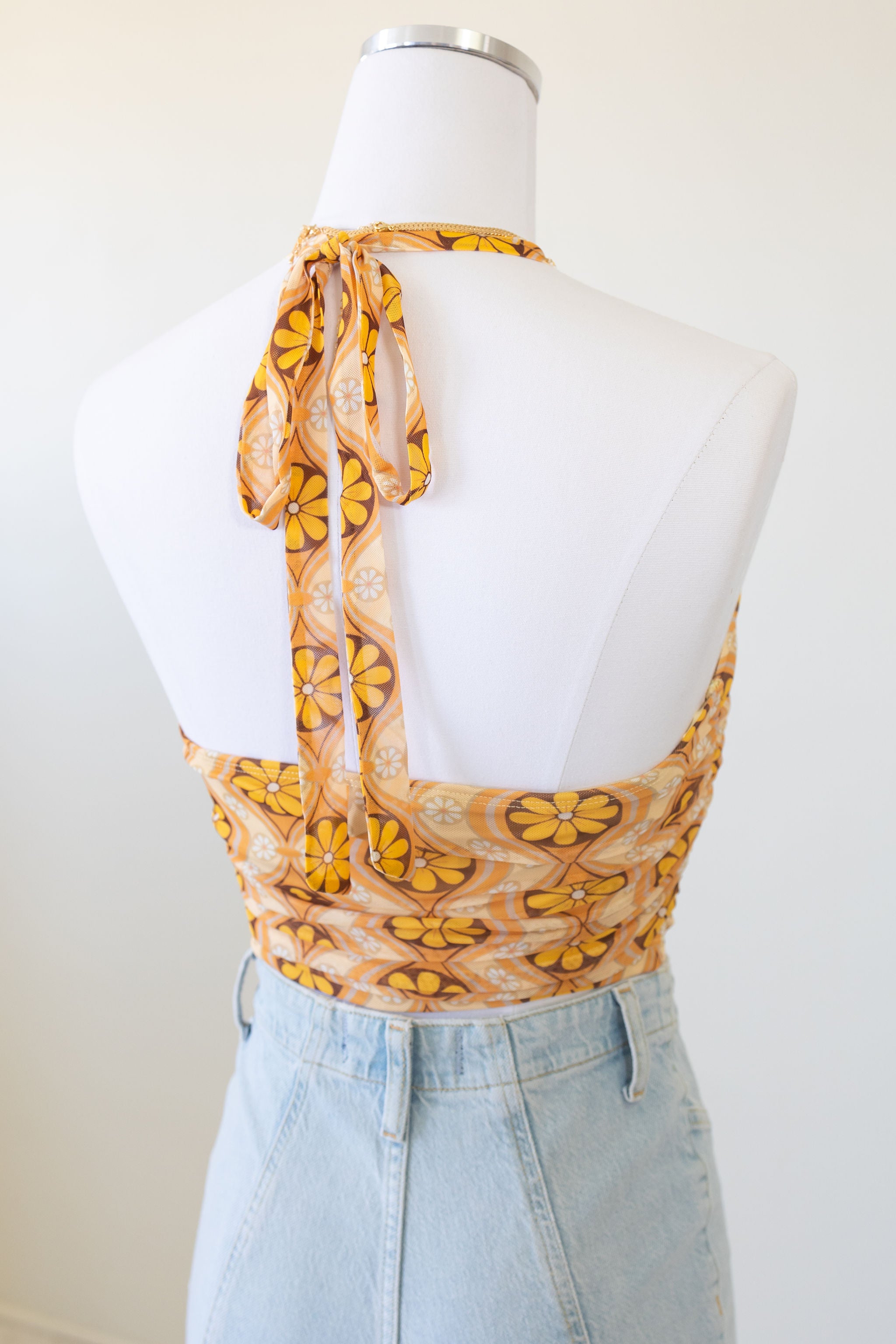 One Life Floral Halter Top