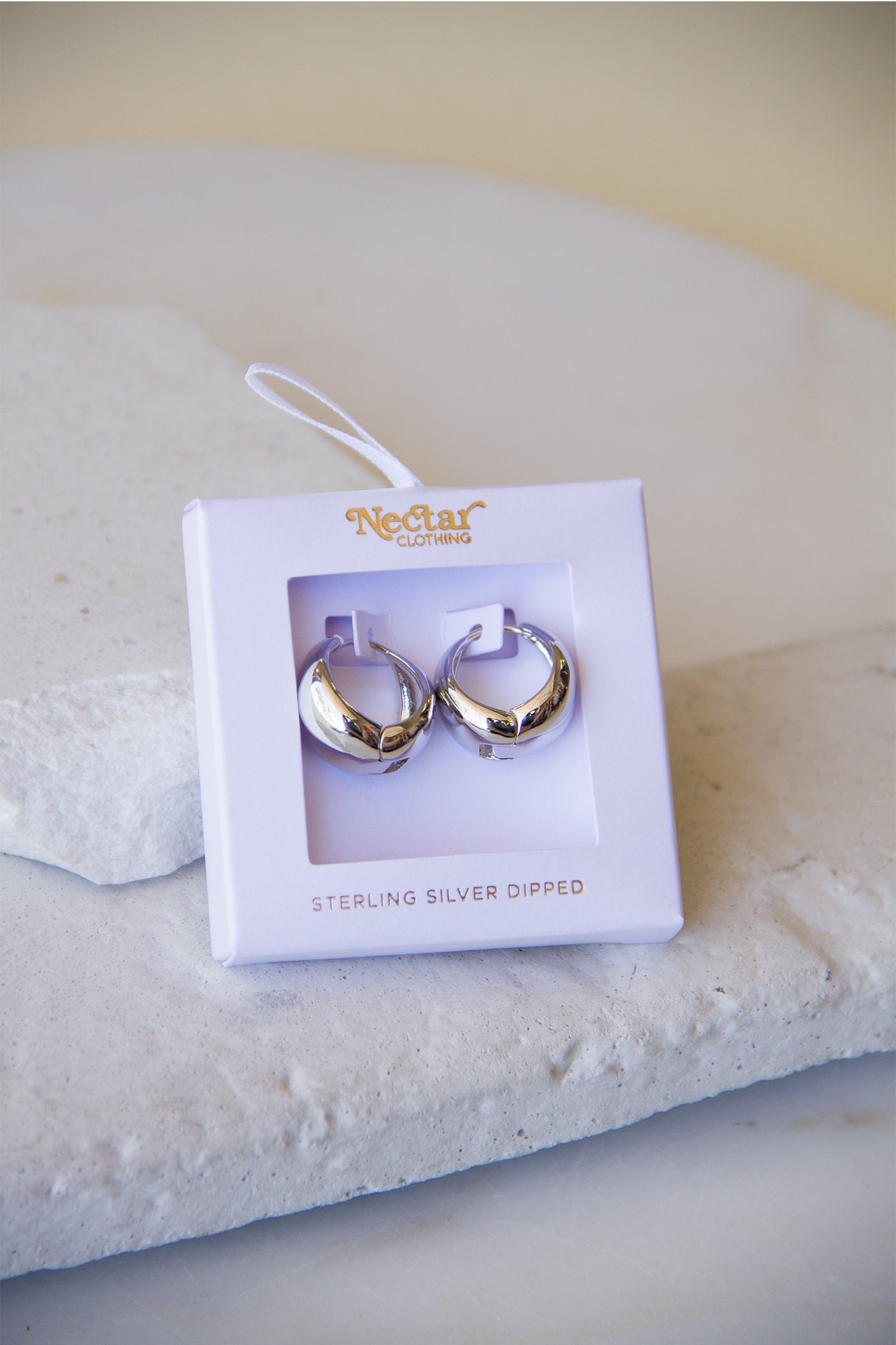Thick Hoop Earrings