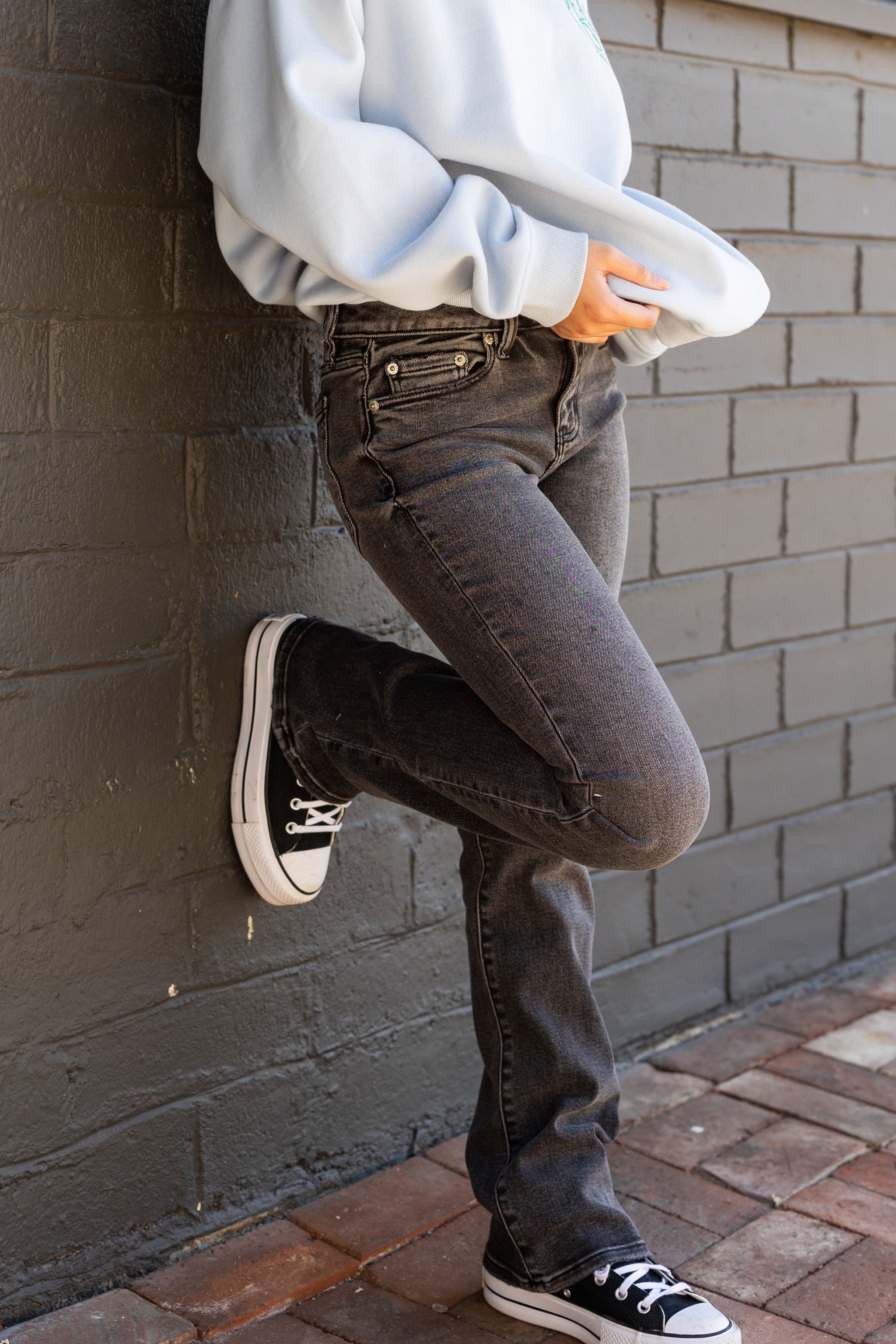 Y2K Low Rise Boot Cut Jeans by Daze Denim