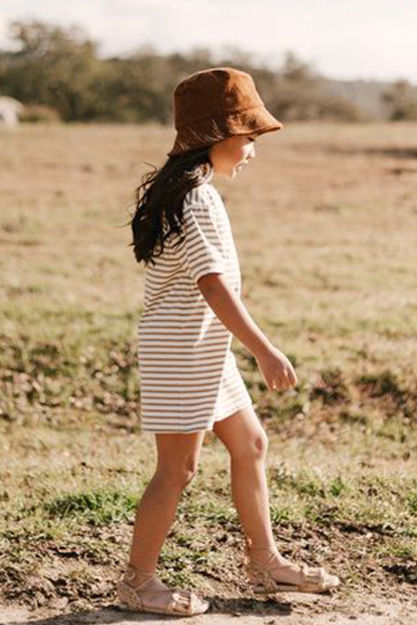 Wide Brim Kids Bucket Hat by Rylee & Cru