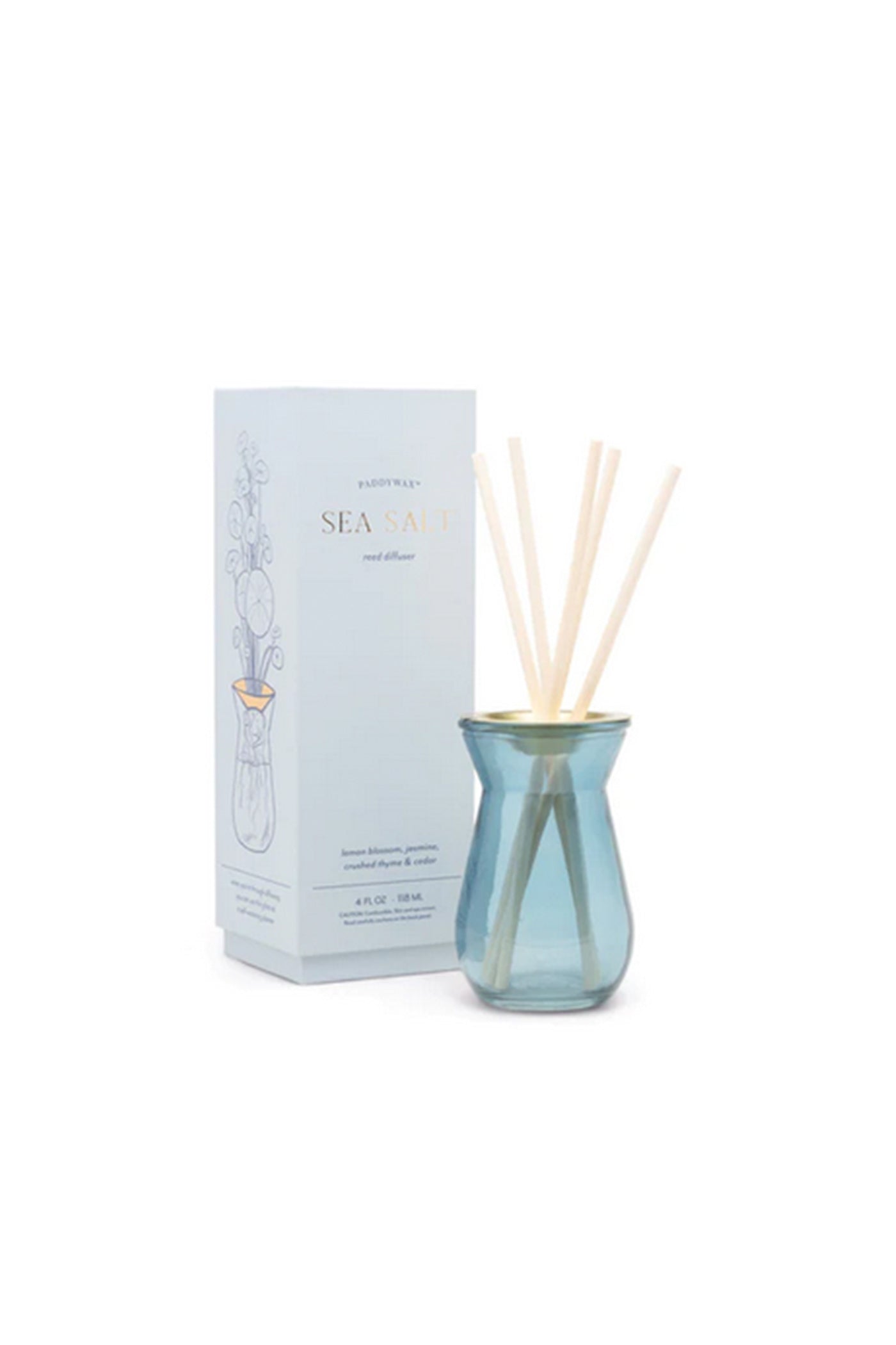 Flora 4 oz Diffuser - Sea Salt by Paddywax