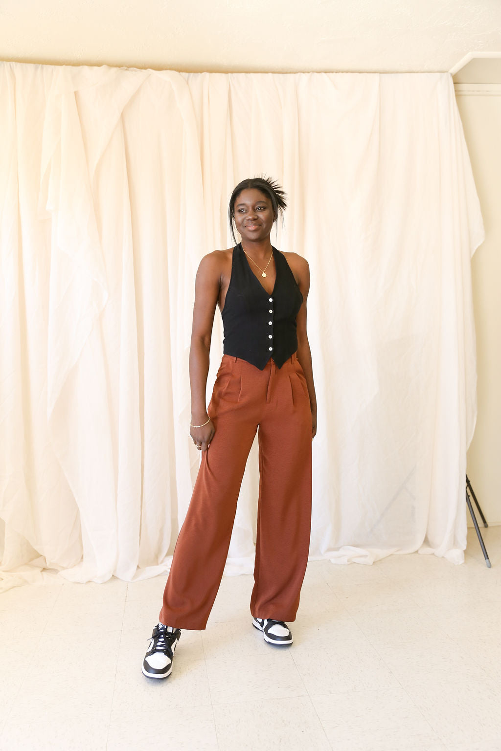 Stop & Breathe Pleated Pants