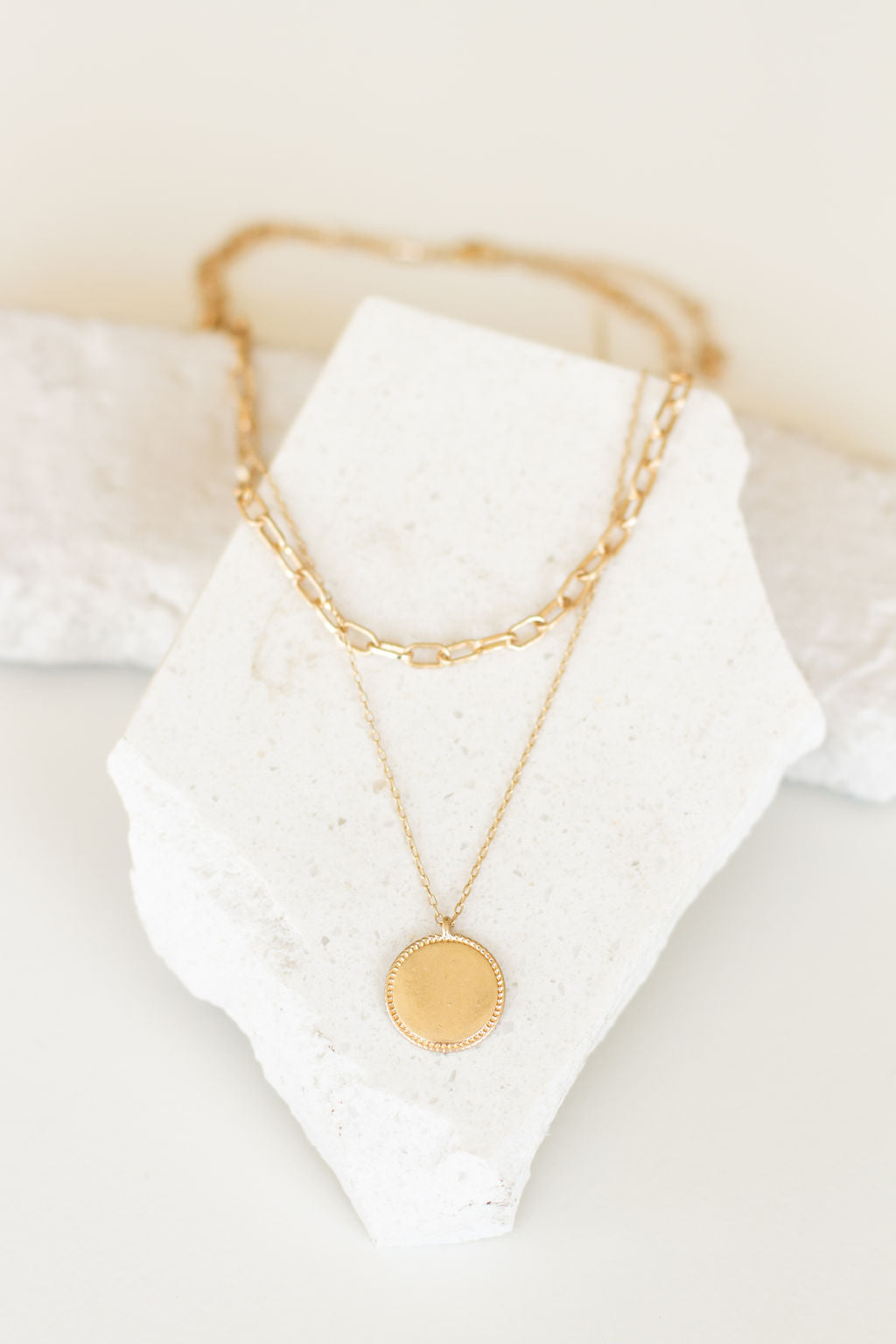 Blind Love Chain Coin Necklace