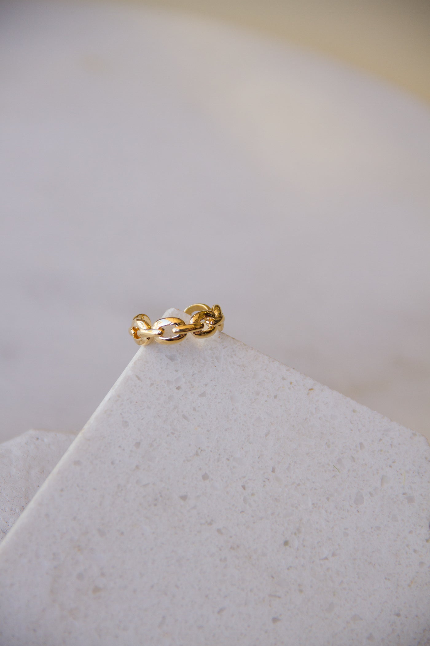 Chain Link Gold Ring