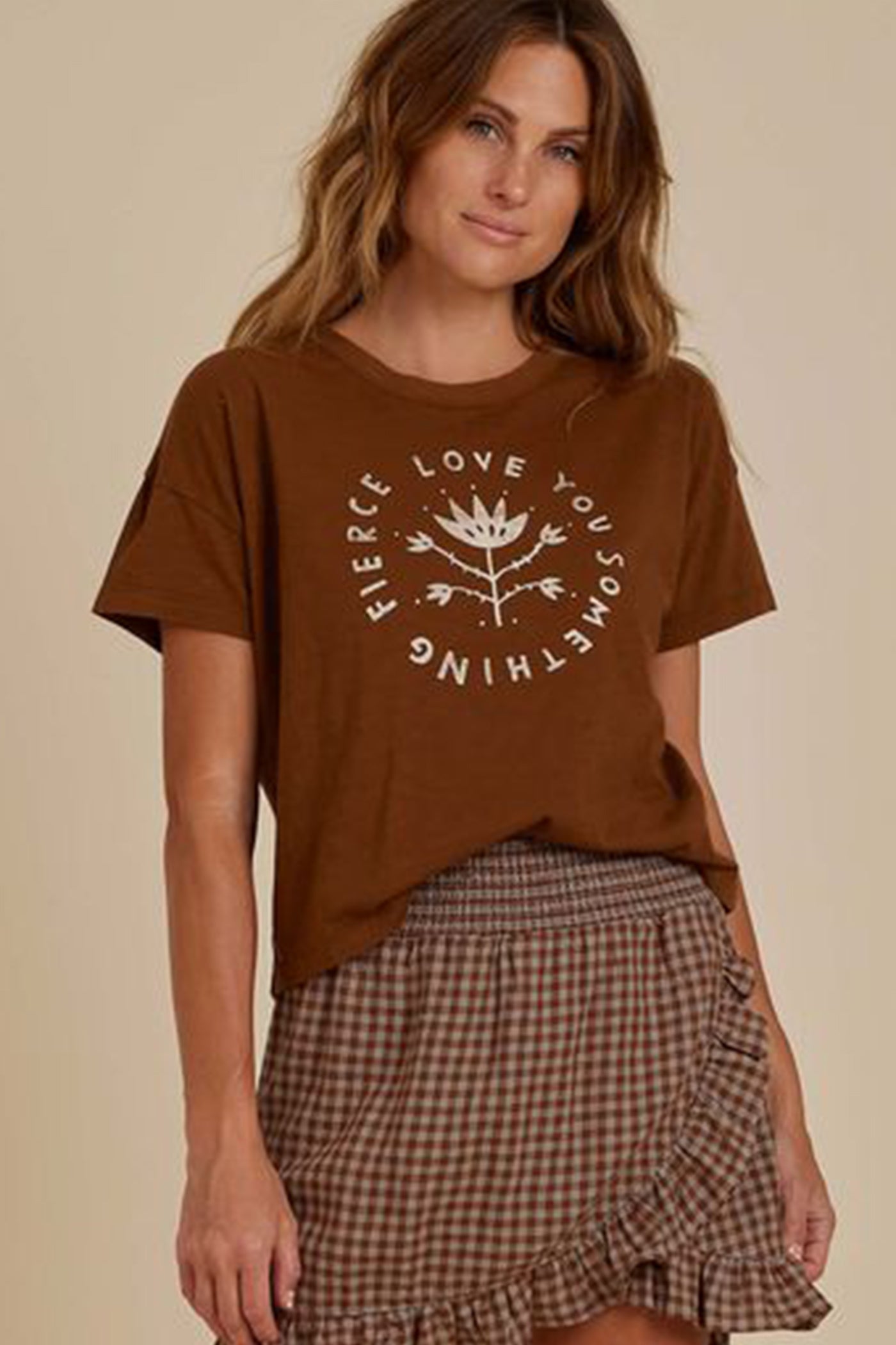 Boxy Graphic Women's Tee by Rylee & Cru