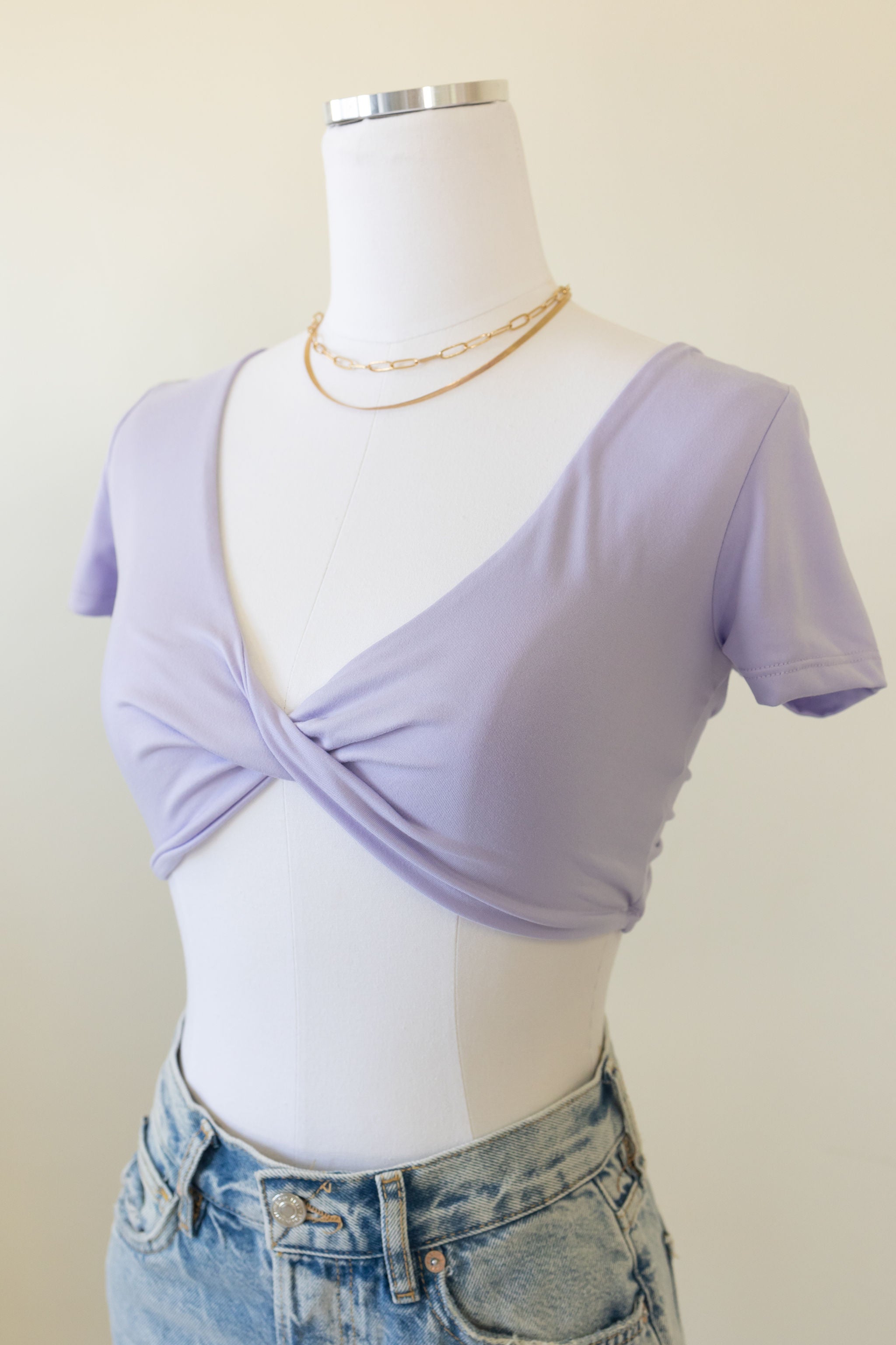 Without You Wrap Crop Top