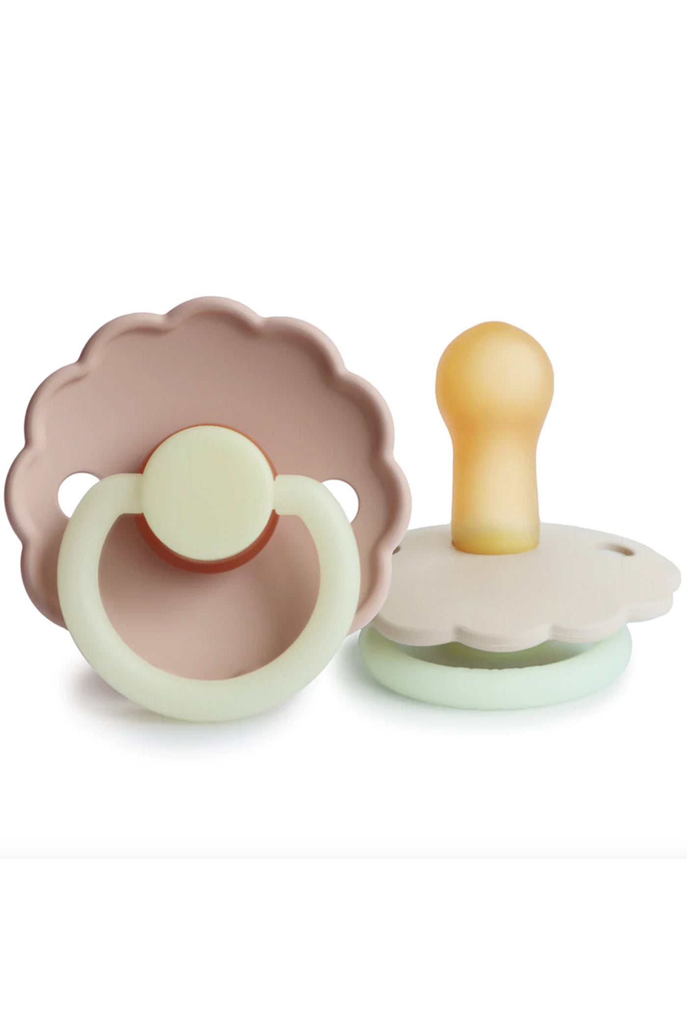 FRIGG Daisy Rubber Baby Pacifier by Nectar Kids