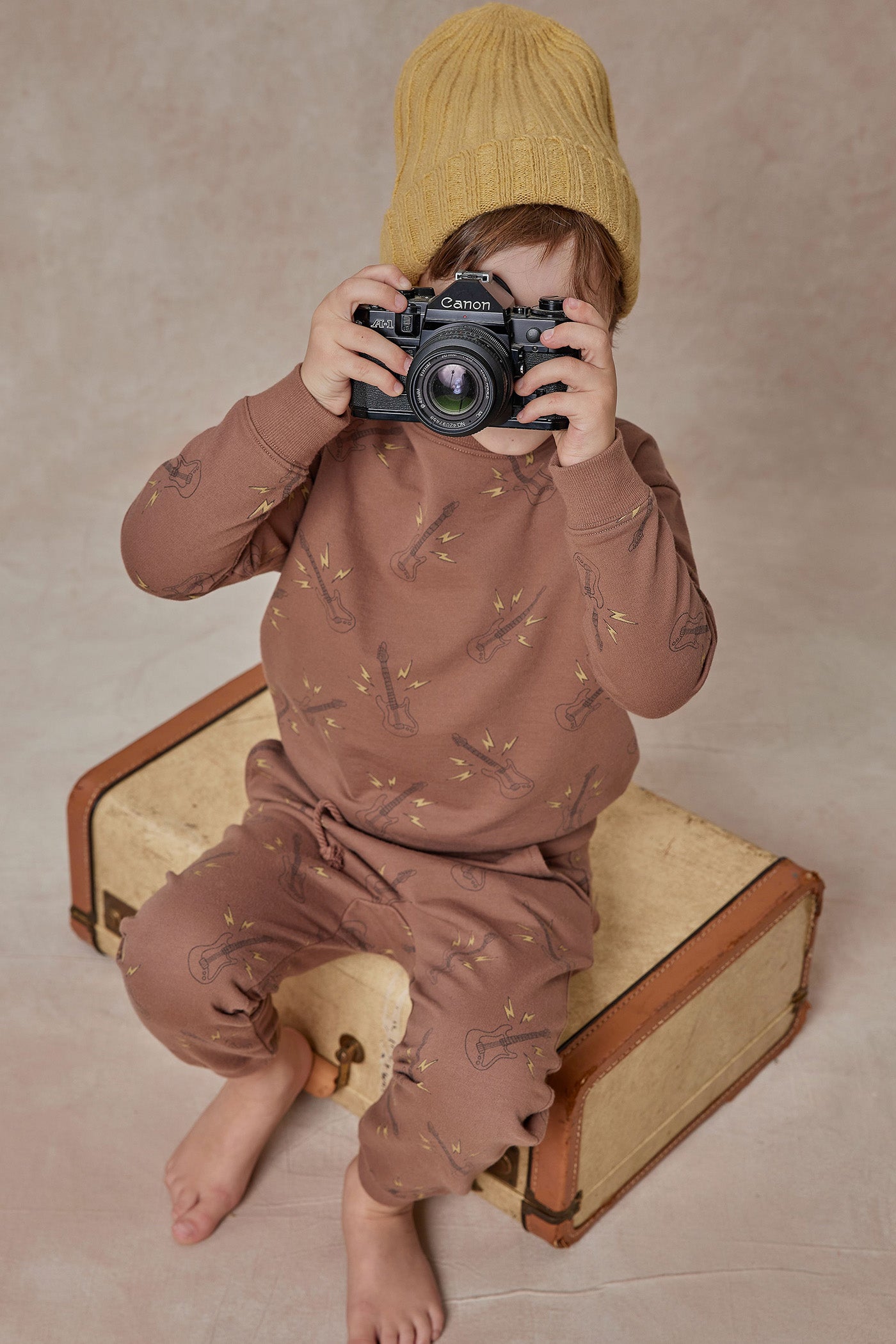 Printed Kid Sweatpants by Rylee & Cru