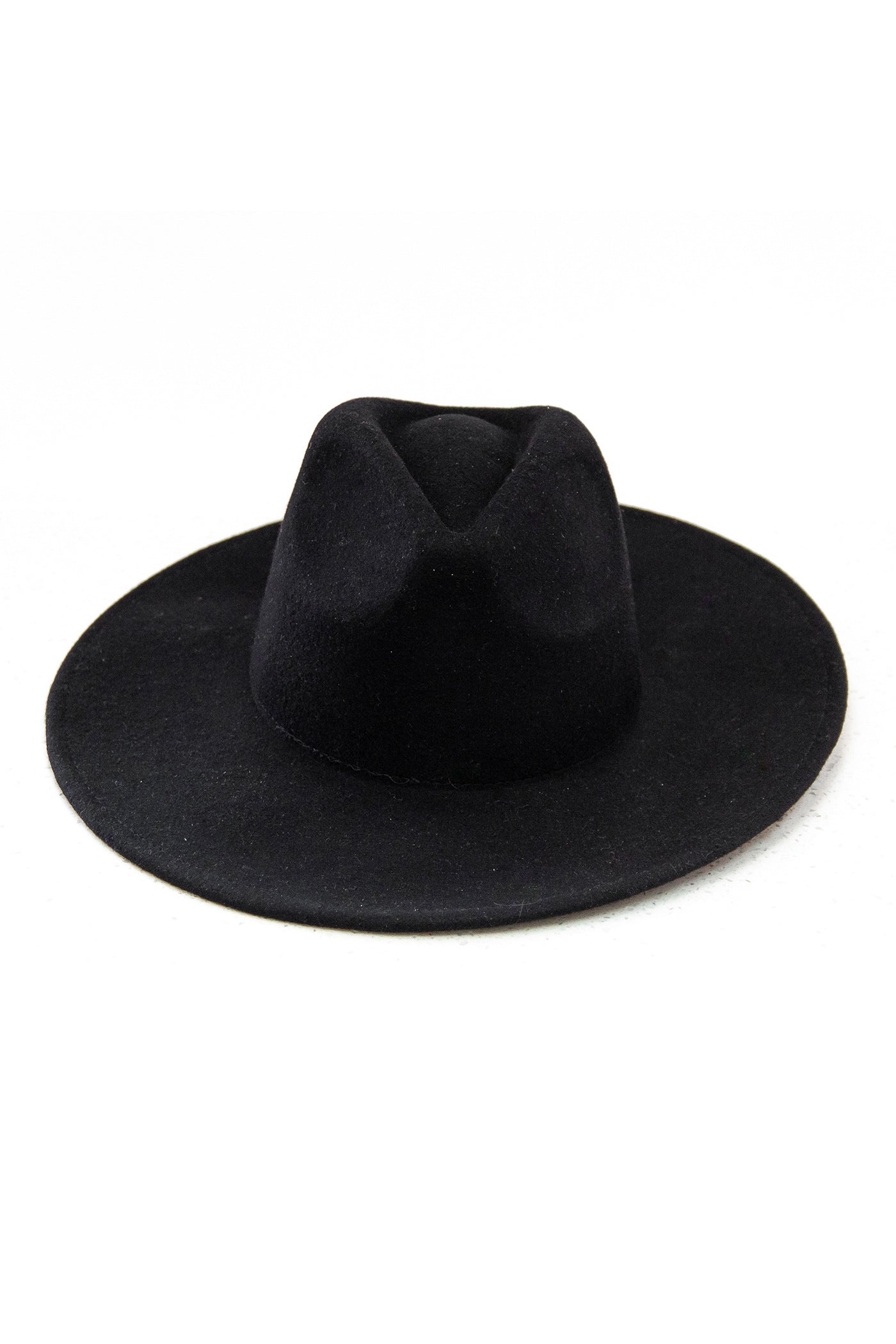 black wool hat