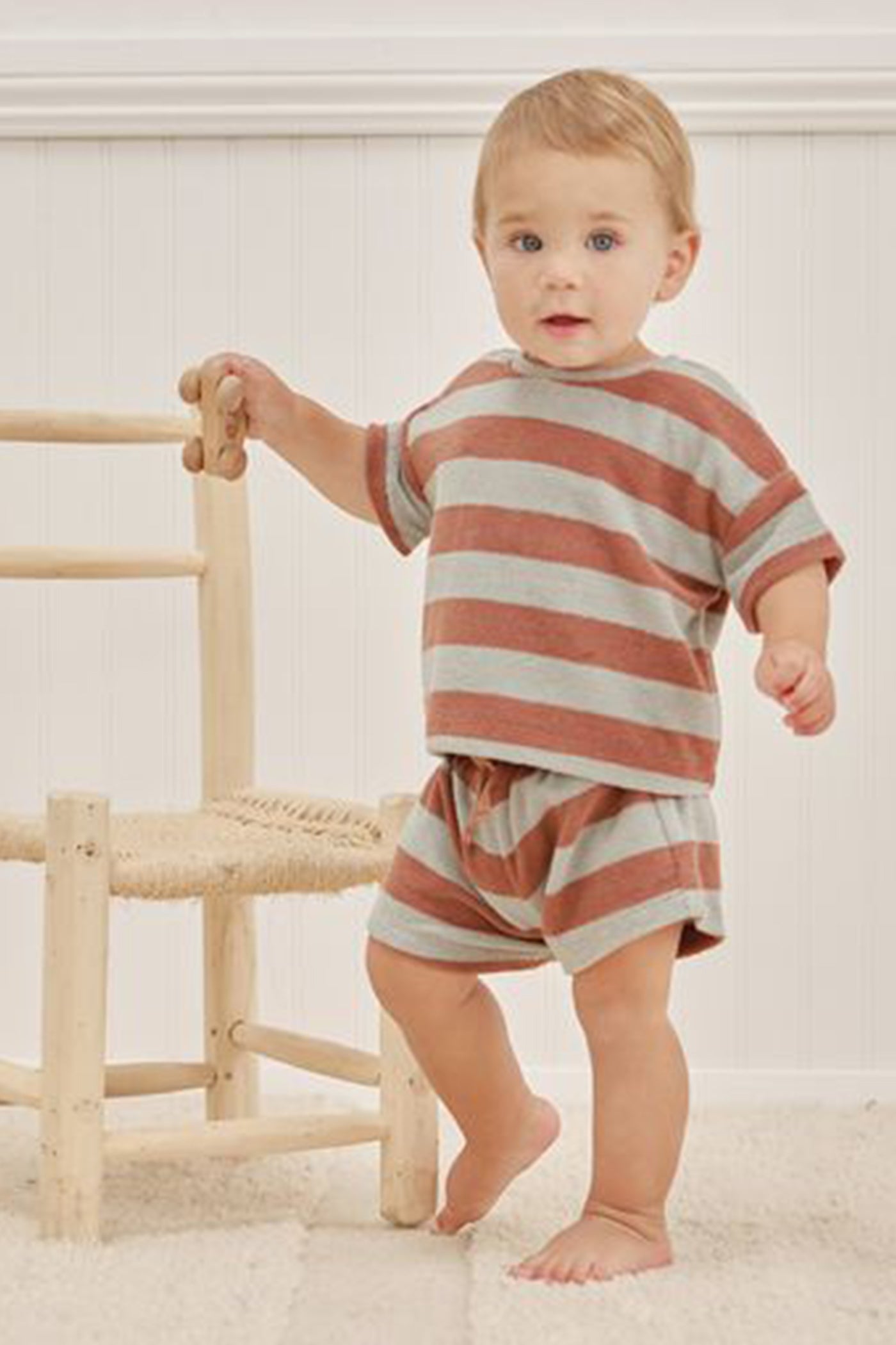 Terry Kids Tee & Shorts Set by Quincy Mae