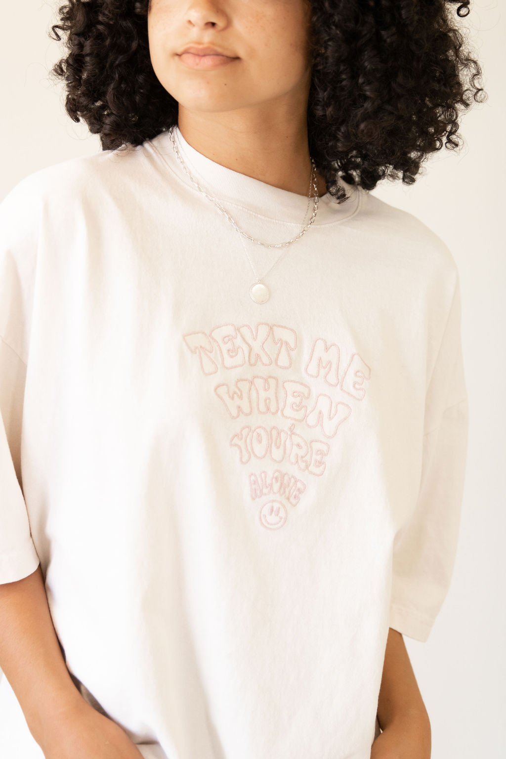 Text Me When You're Alone Graphic Tee