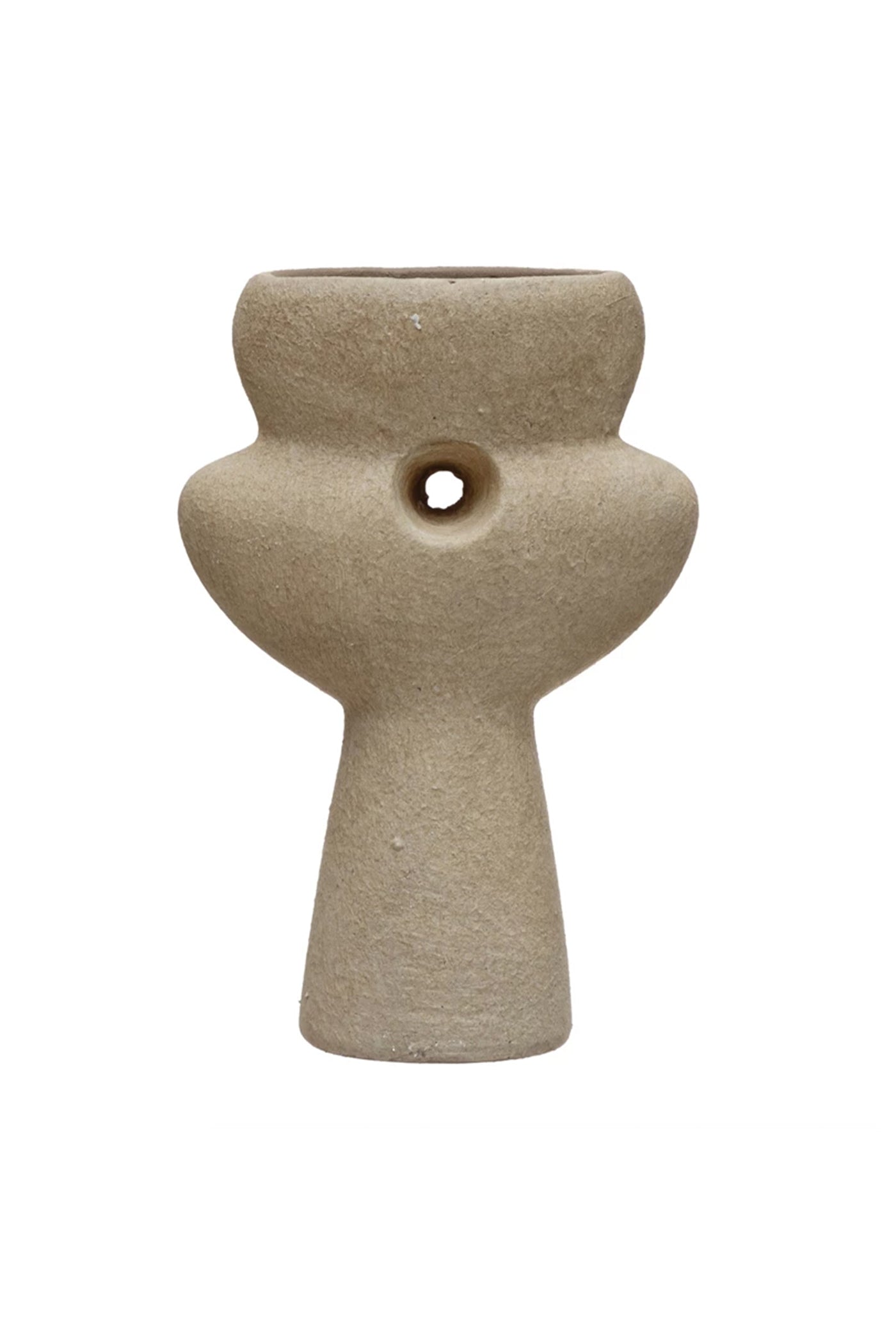 Terracotta Sculptural Vase