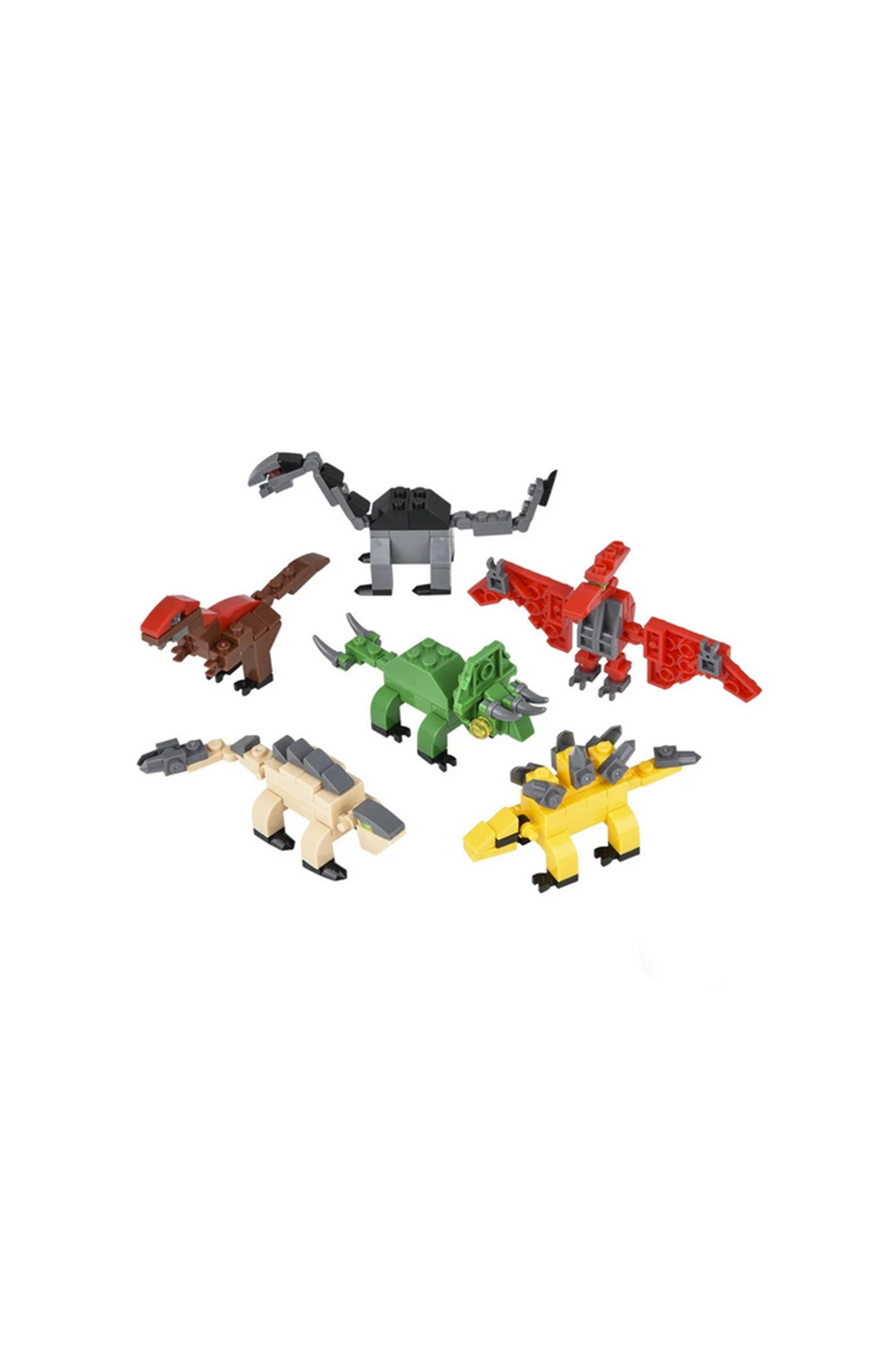 Dinosaur Building Block Egg 3" Kids Toy