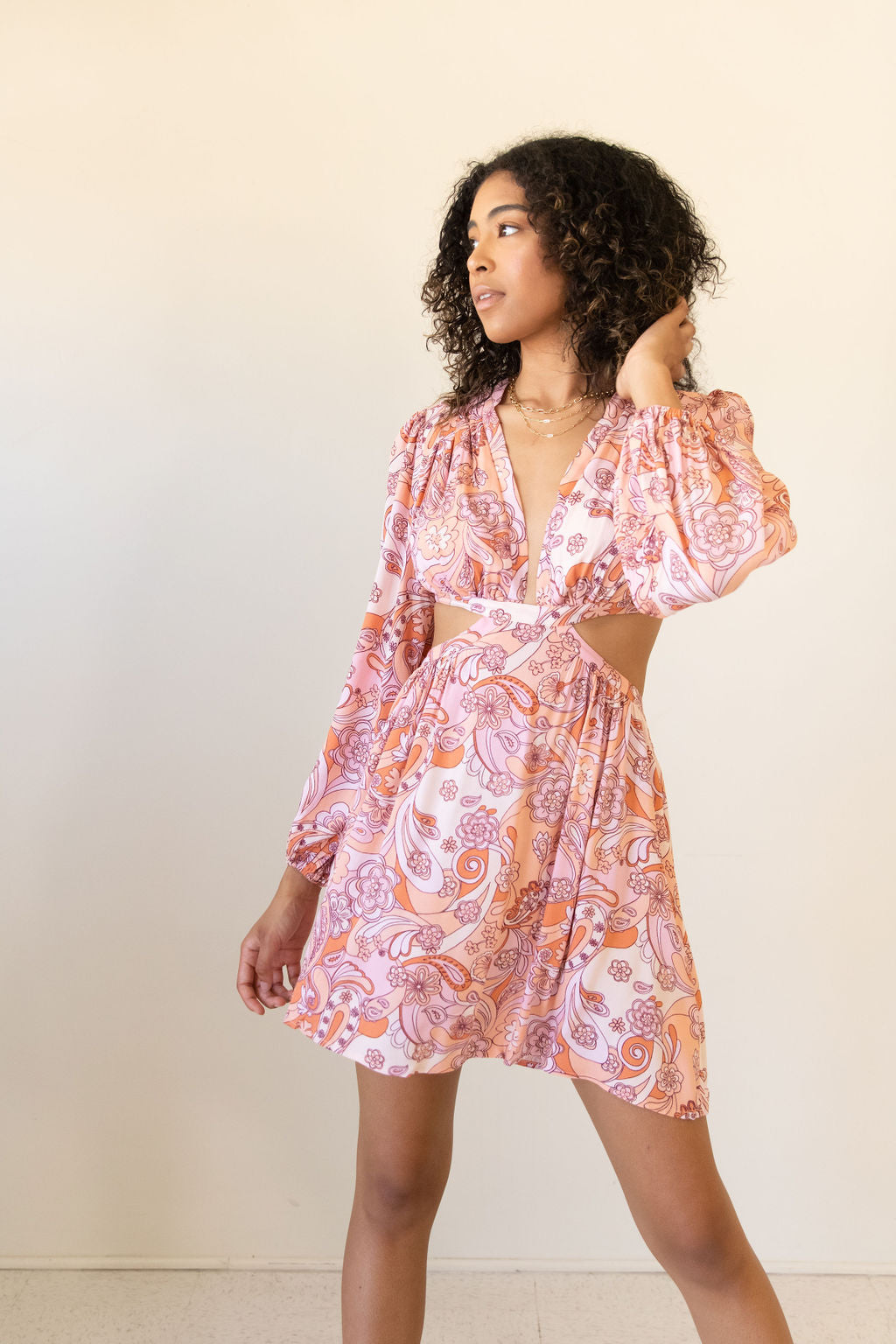 Moving Closer Paisley Dress