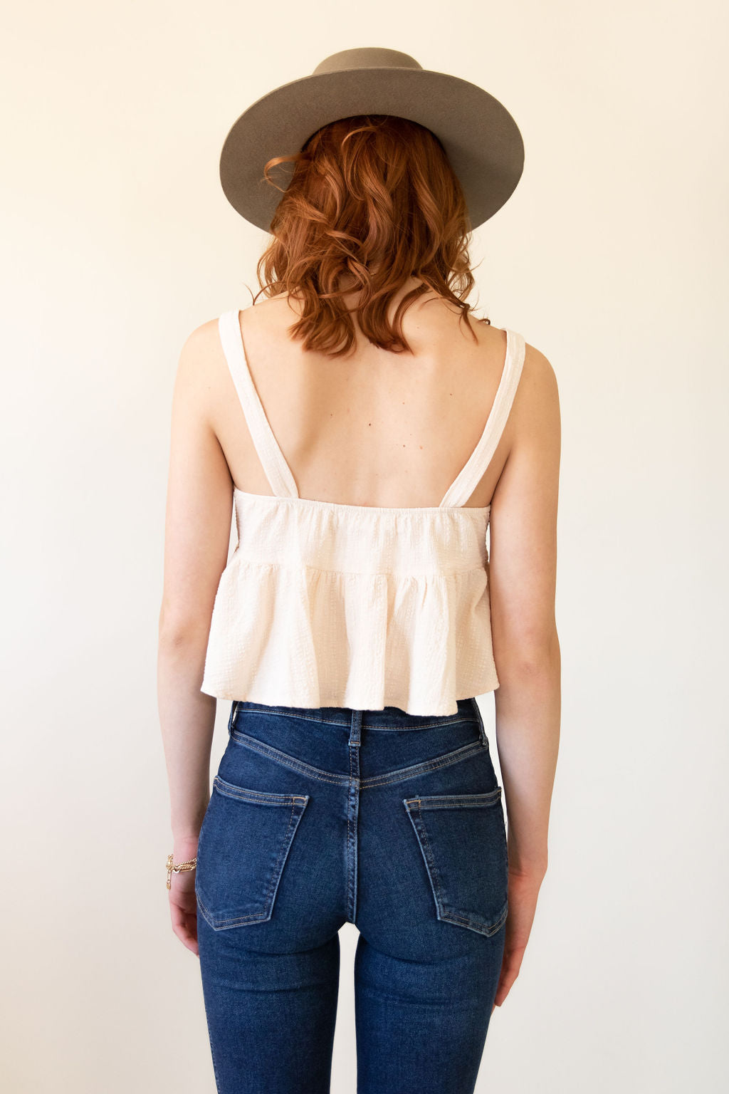 High Rise Skinny Fit Jeans by Free People