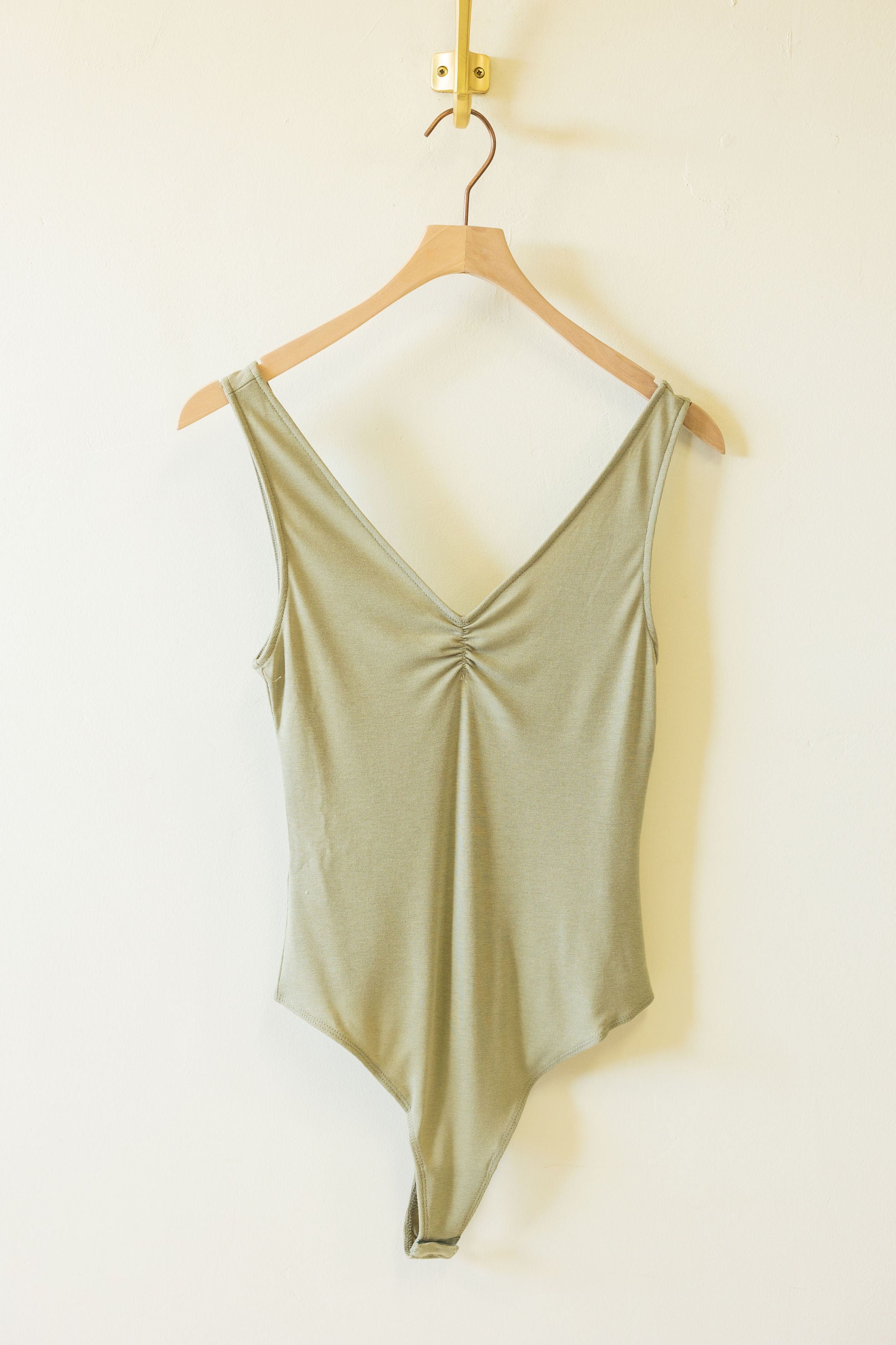 Should Stay Ruched Bodysuit