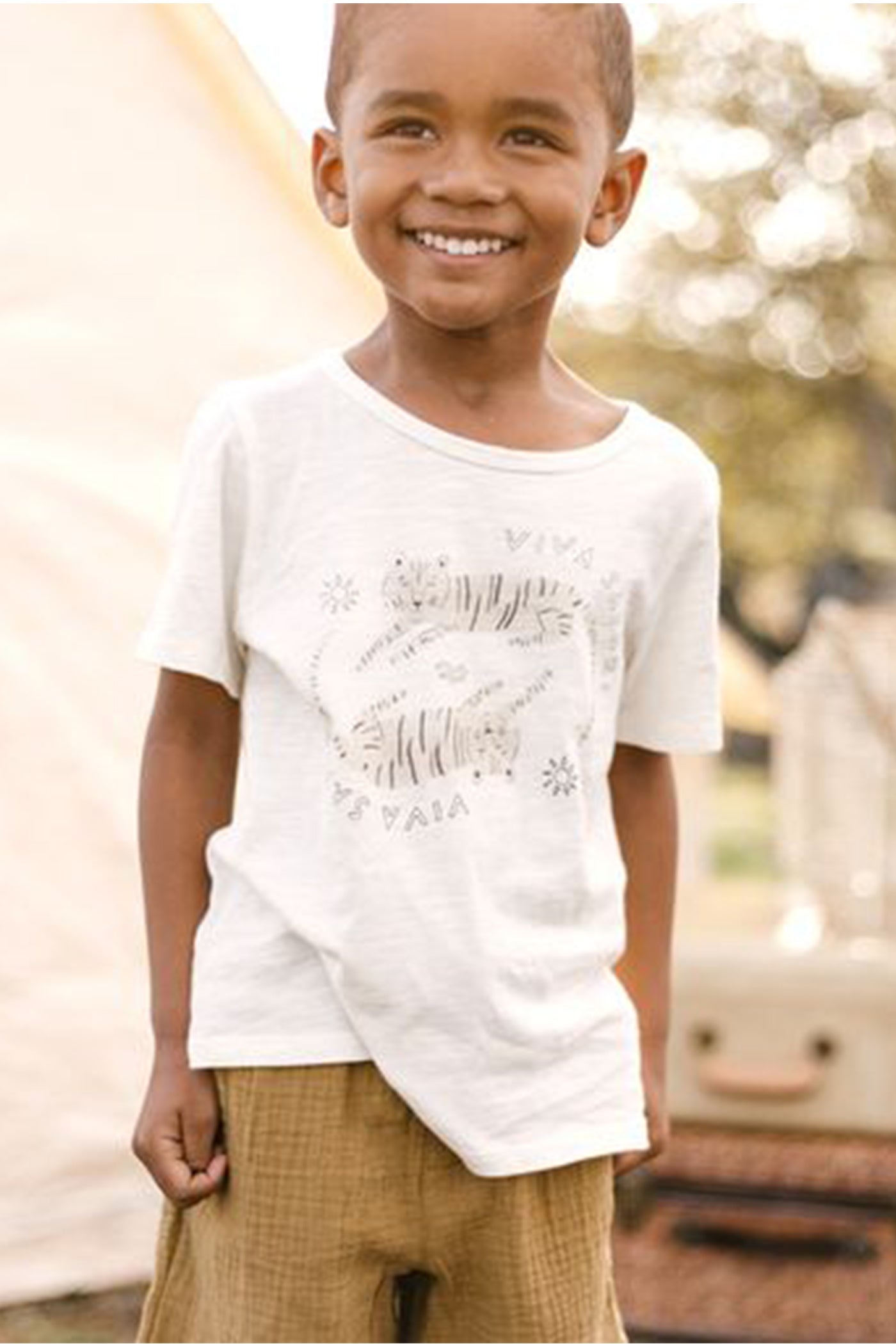 Graphic Kids Tee by Rylee & Cru