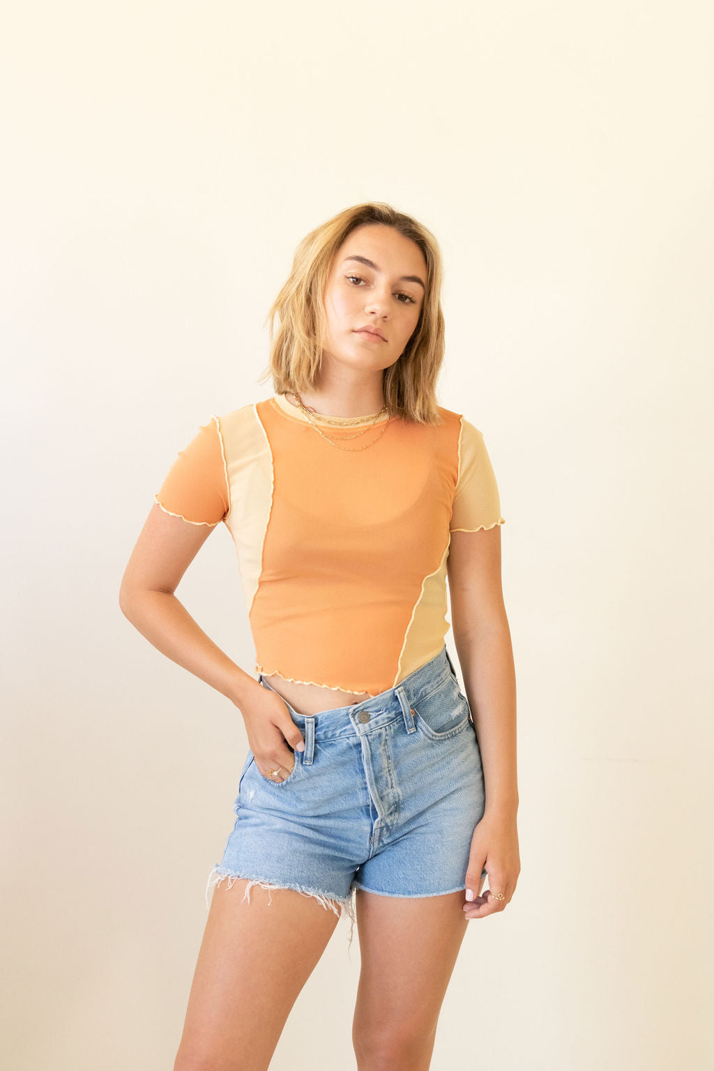 Feeling Good Sheer Crop Top
