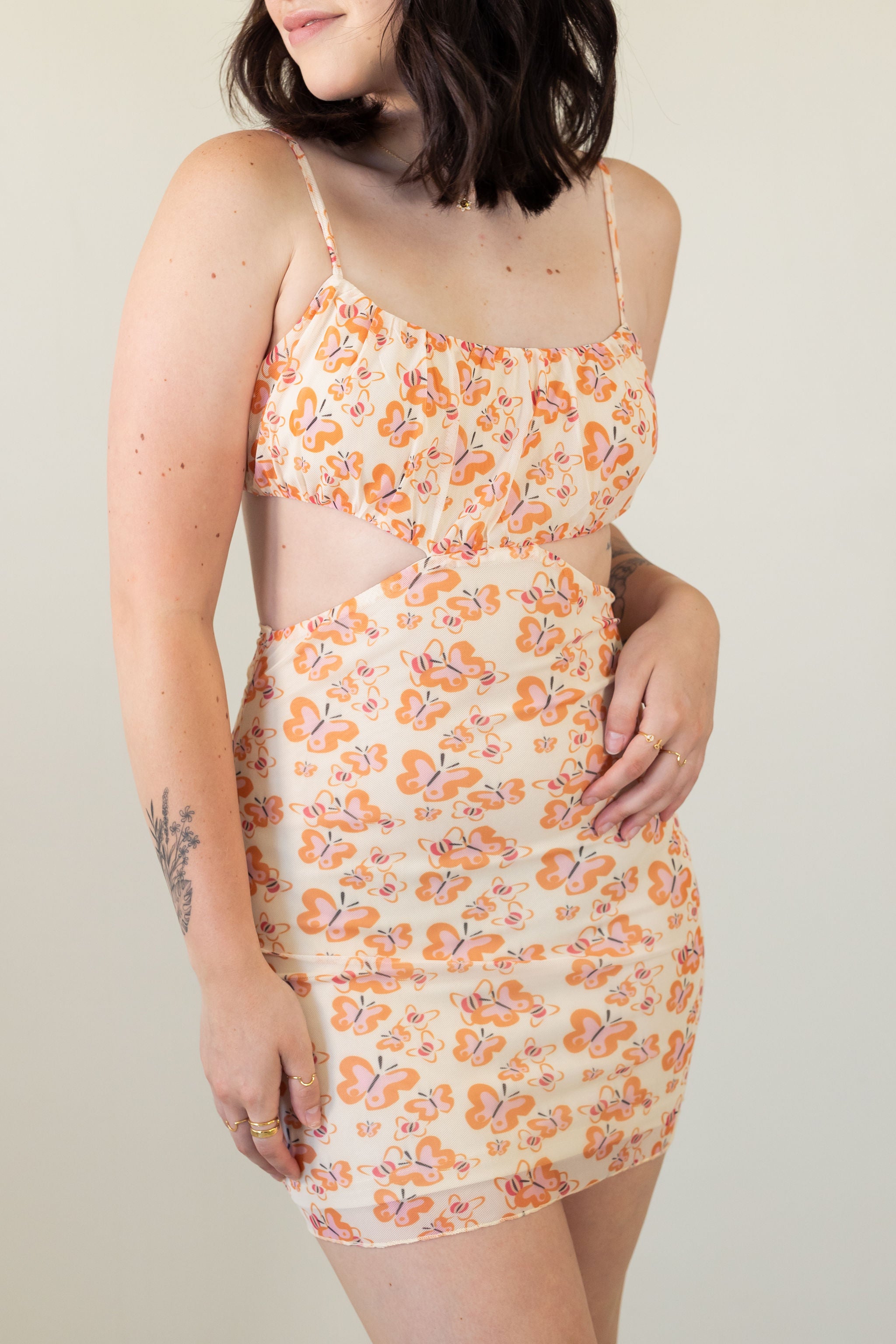 Helpless Butterfly Cami Dress