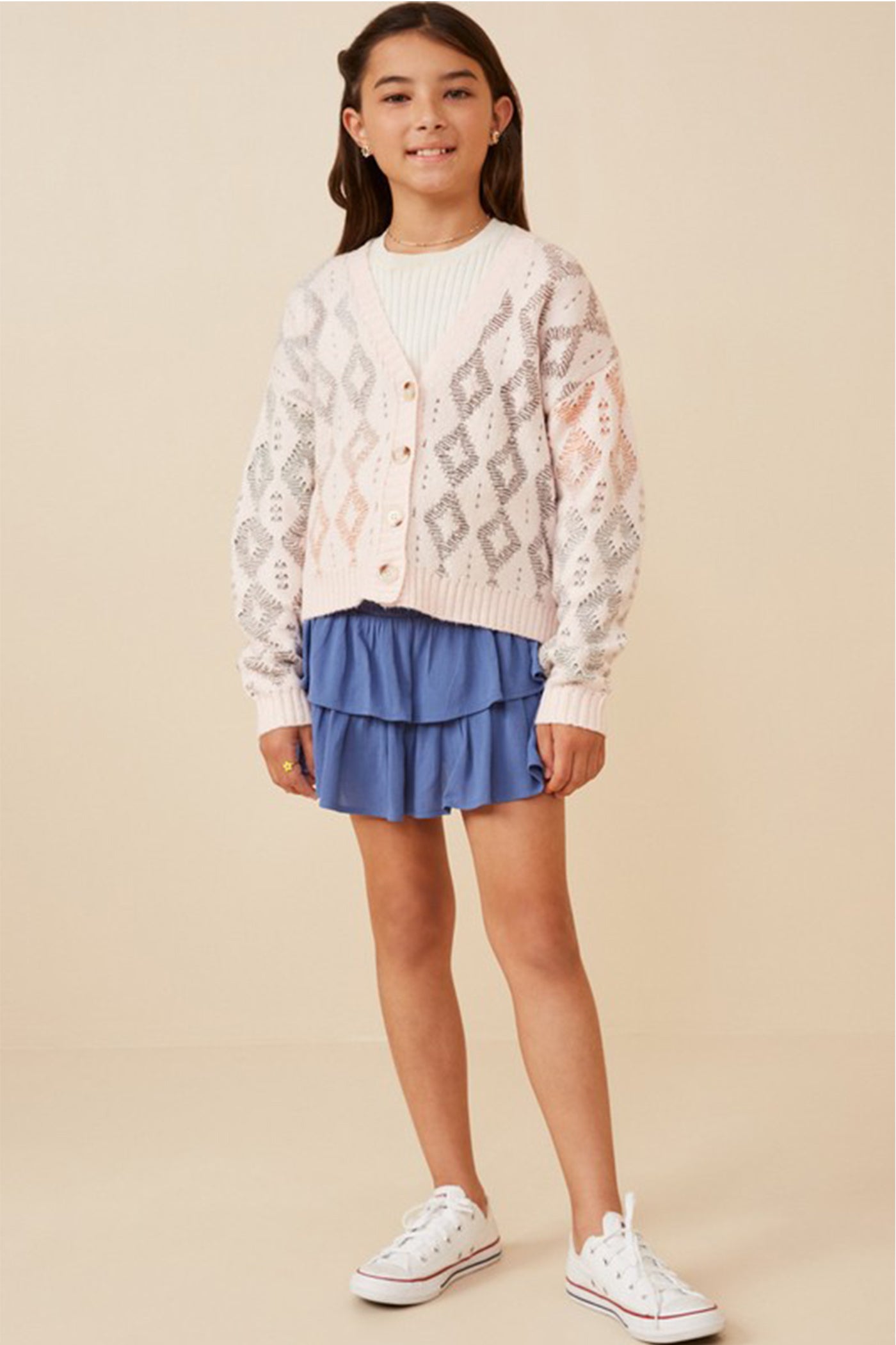 Patterned Kids Cardigan