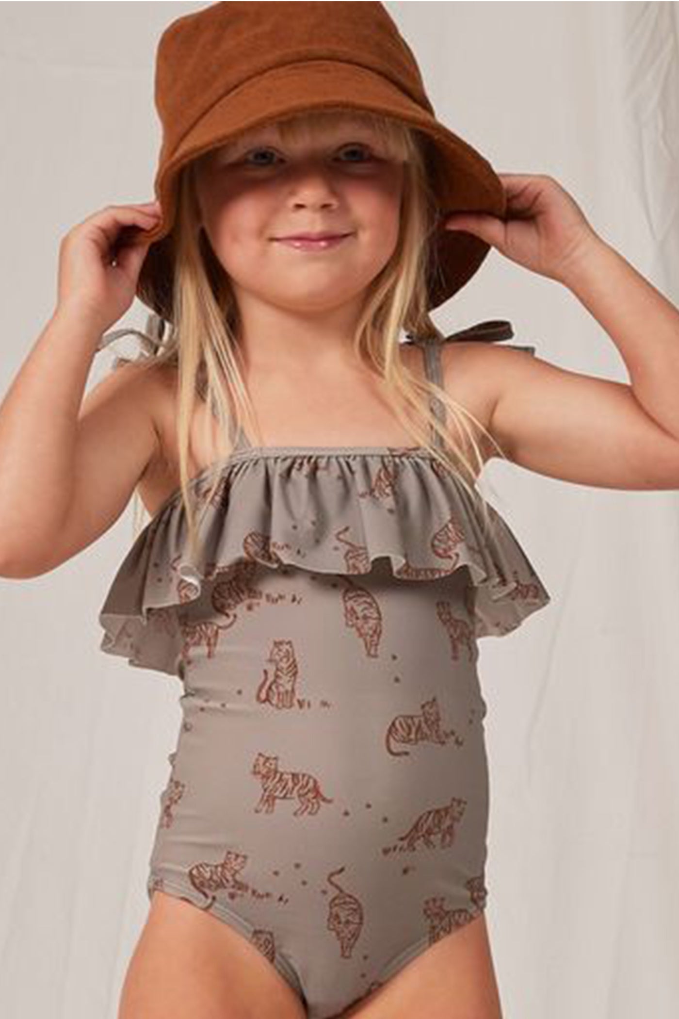 Wide Brim Kids Bucket Hat by Rylee & Cru