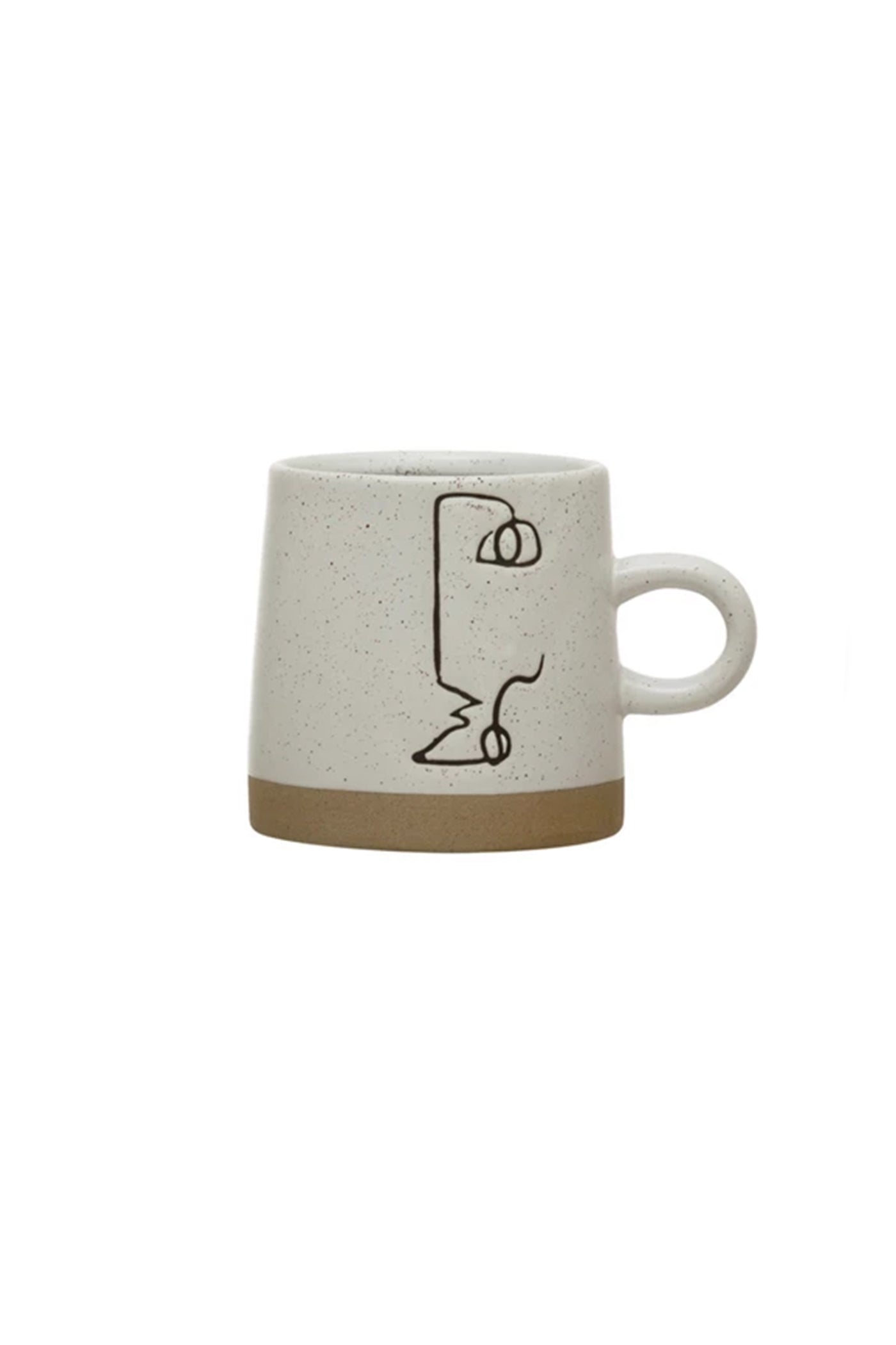 Abstract Stoneware Mugs