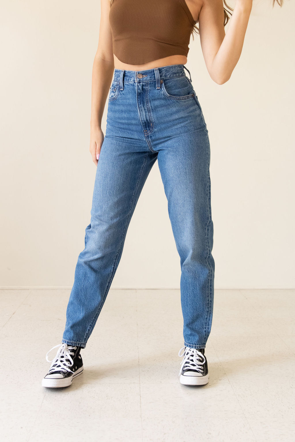 High Rise Loose Taper Jeans by Levi's
