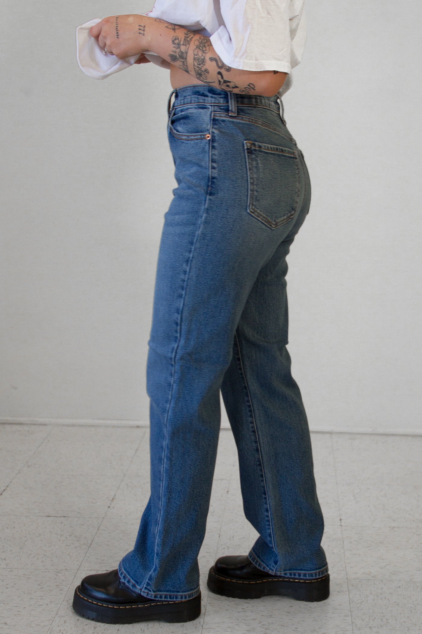 The Hazel High Rise Dad Jeans by Nectar Premium Denim