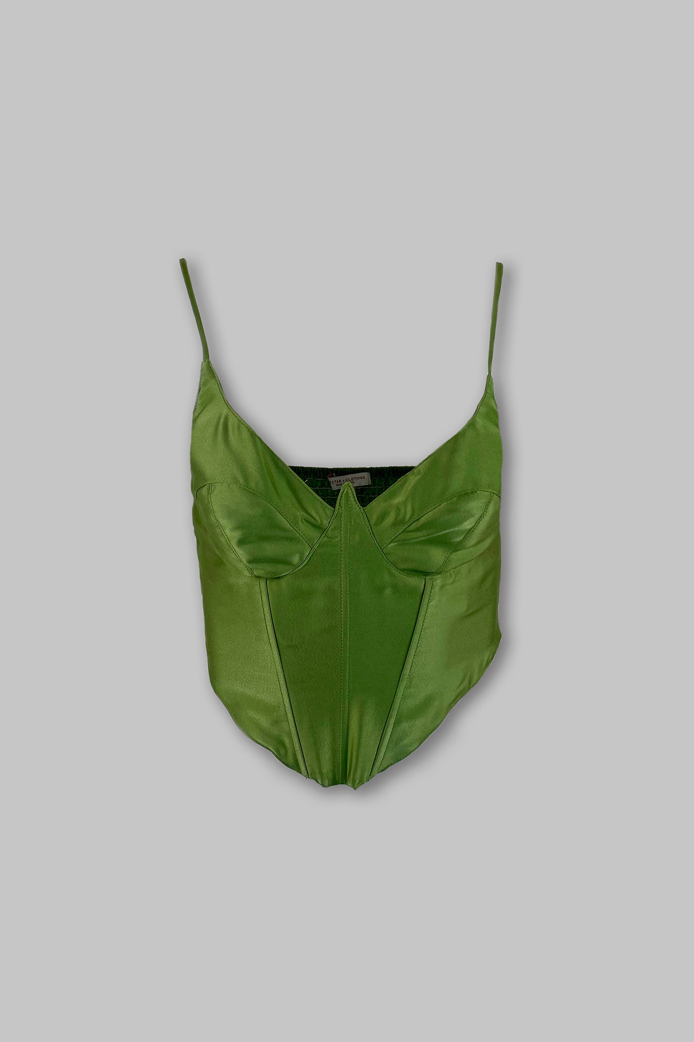 Just Rumors Satin Corset Cami Top