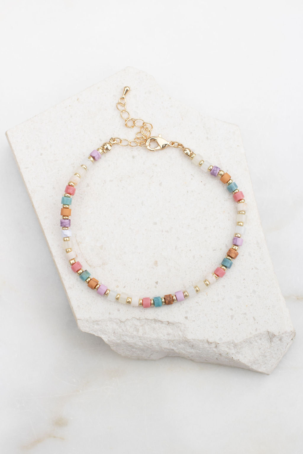 Stone Bead Anklet