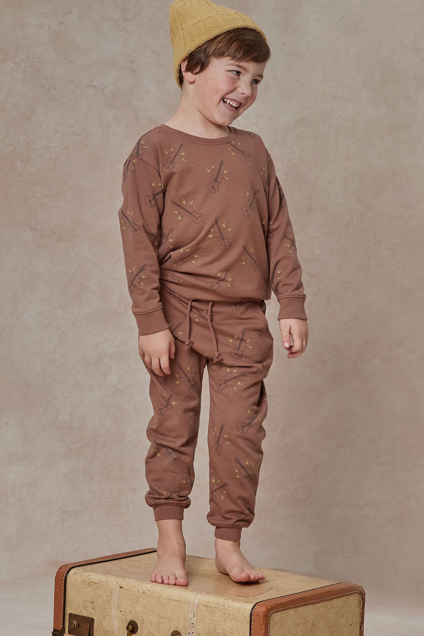 Printed Kid Sweatpants by Rylee & Cru