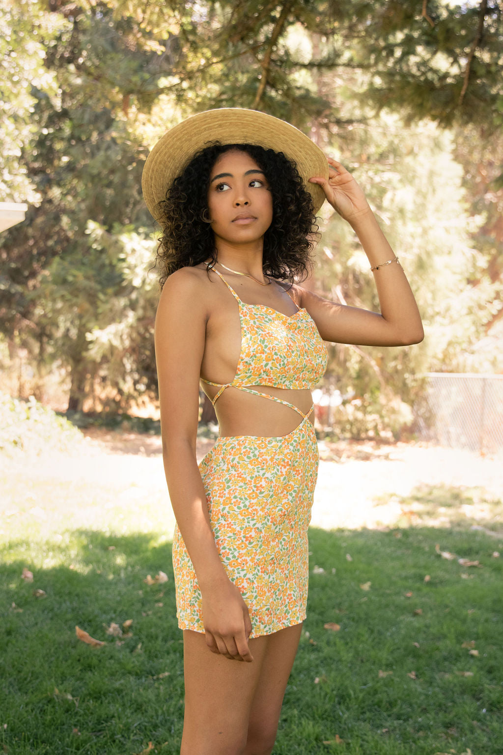 Just Cruise Floral Cami Dress