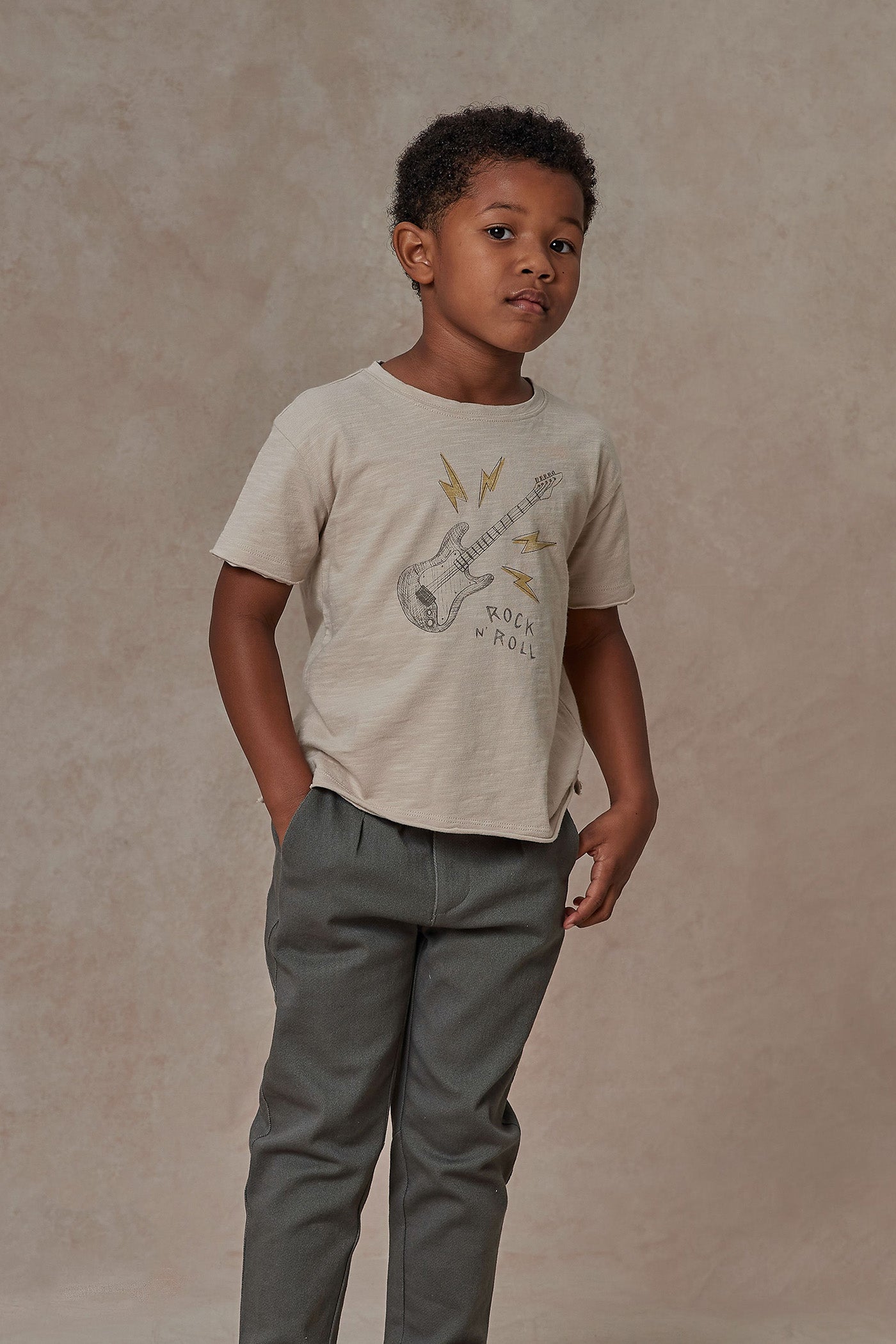 Raw Edge Kids T-shirt by Rylee & Cru