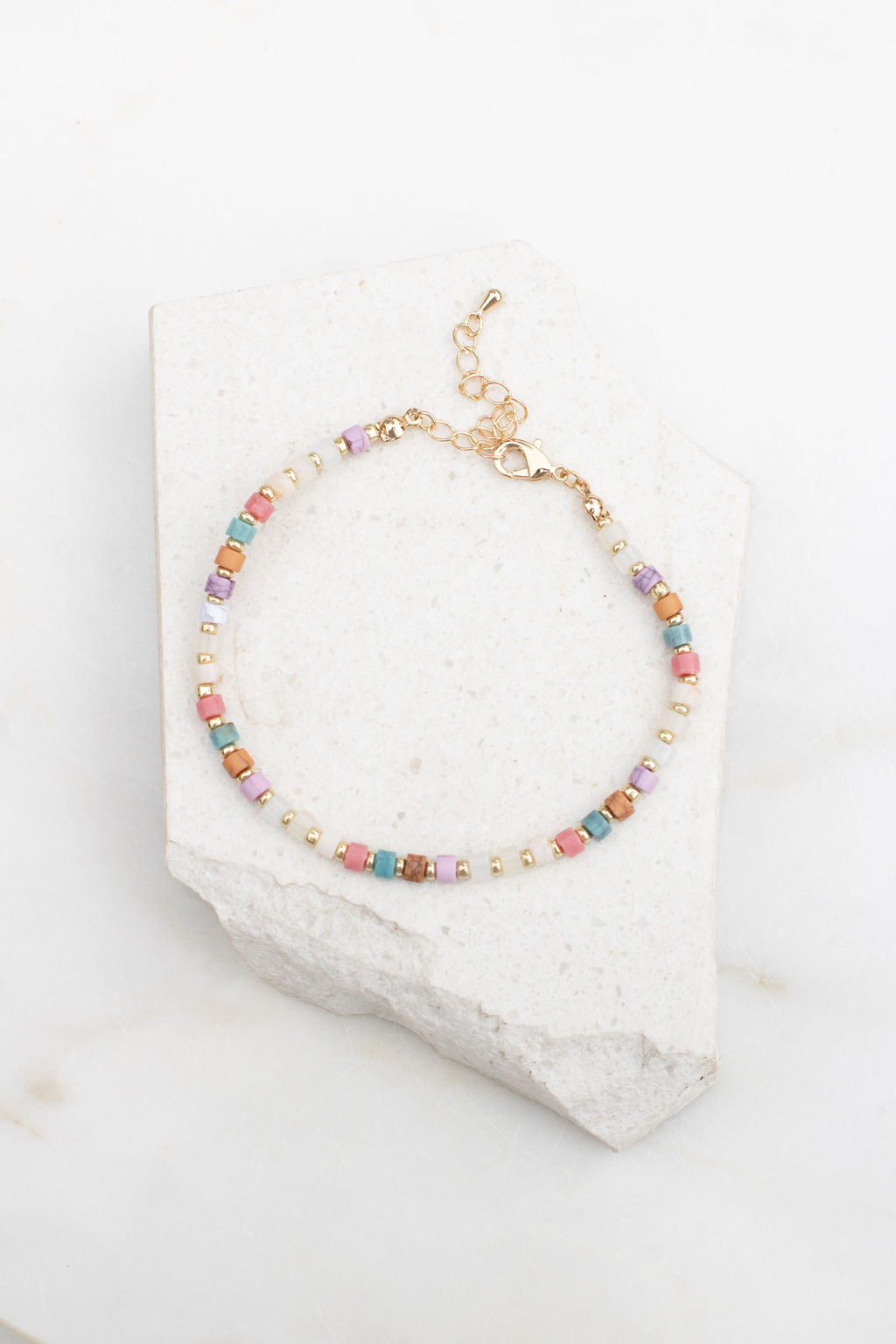 Stone Bead Anklet