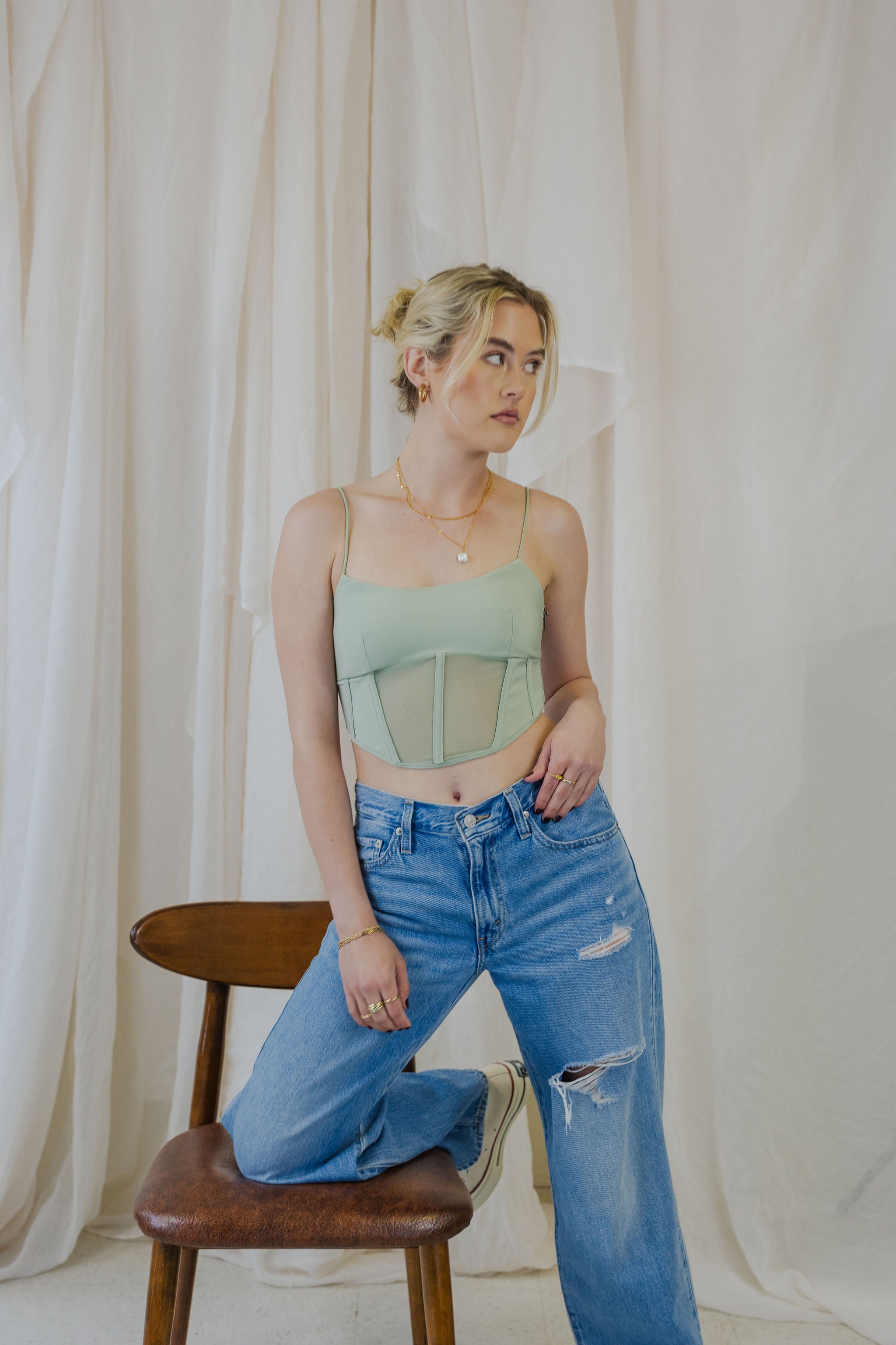 Party Mode Corset Cami Top