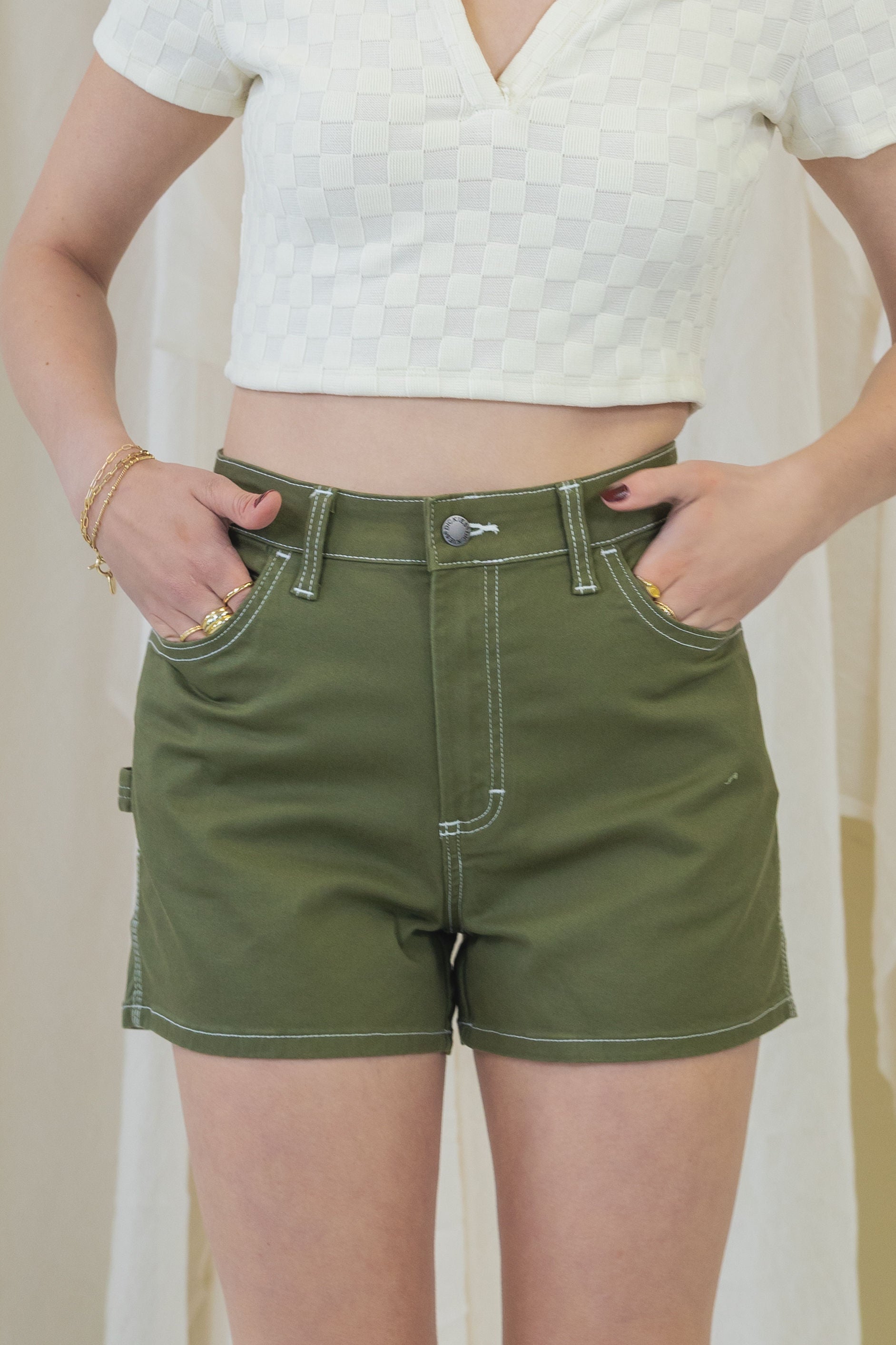 Dickies High Waisted Carpenter Shorts