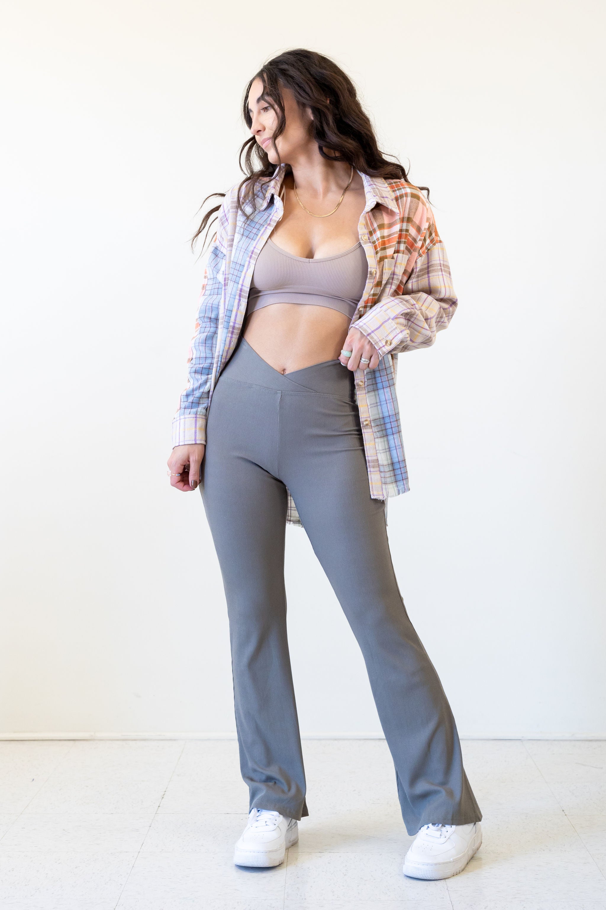 Born Bold Oversized Flannel Top